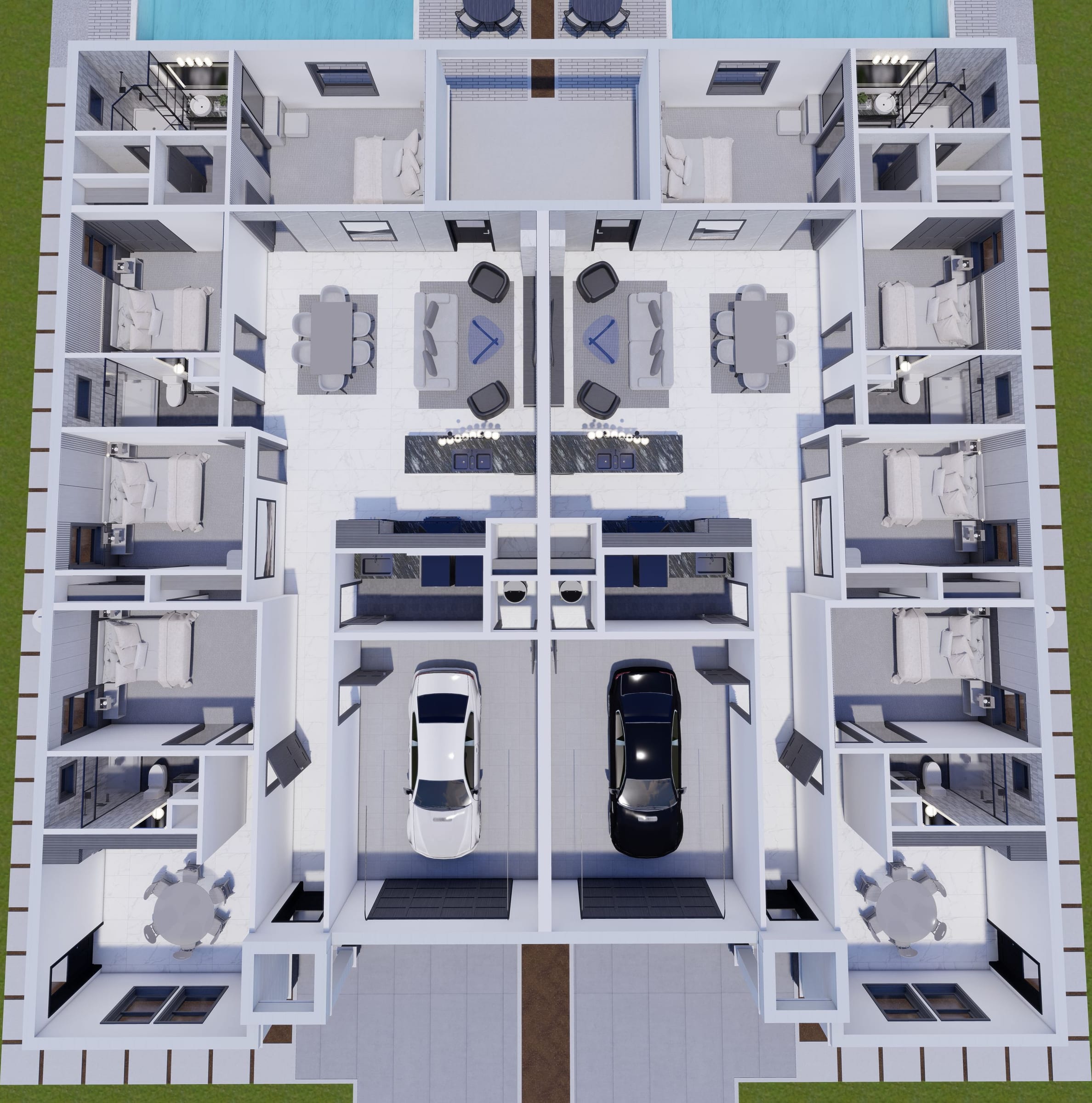 Acheron 3D floor plan, top-down