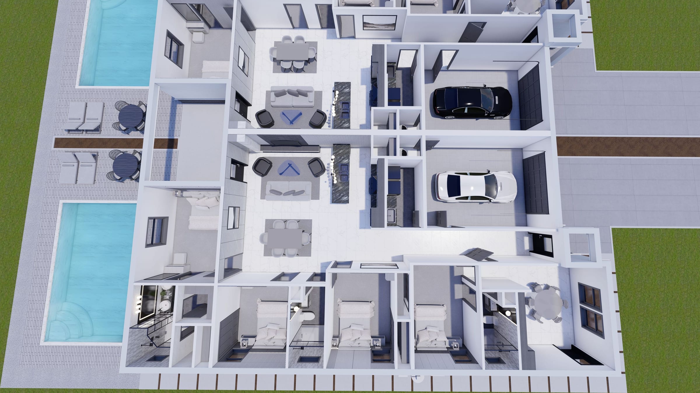 Acheron 3D floor plan, side view