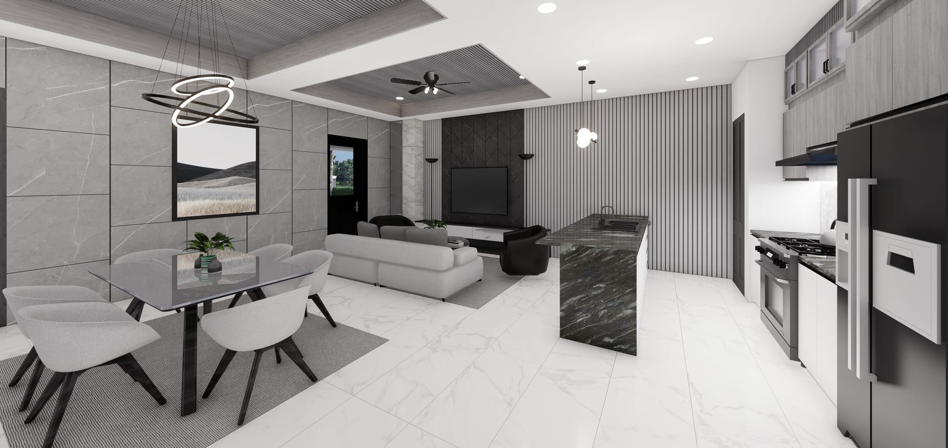 Acheron living area, alternate view