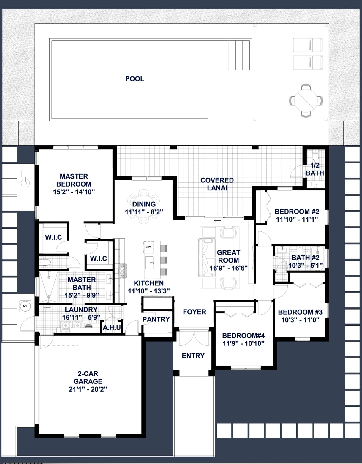 Adrastea 2D floor plan with dimensions
