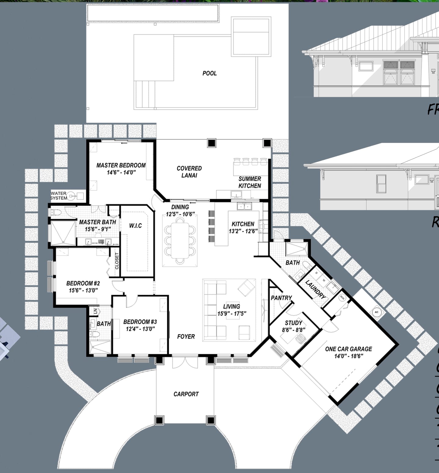 Aegle 2D floor plan with dimensions