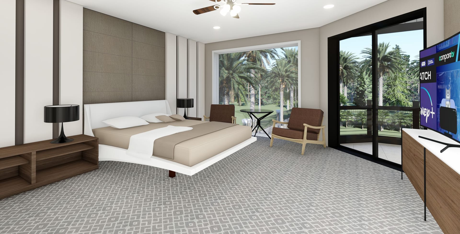 Aella master bedroom