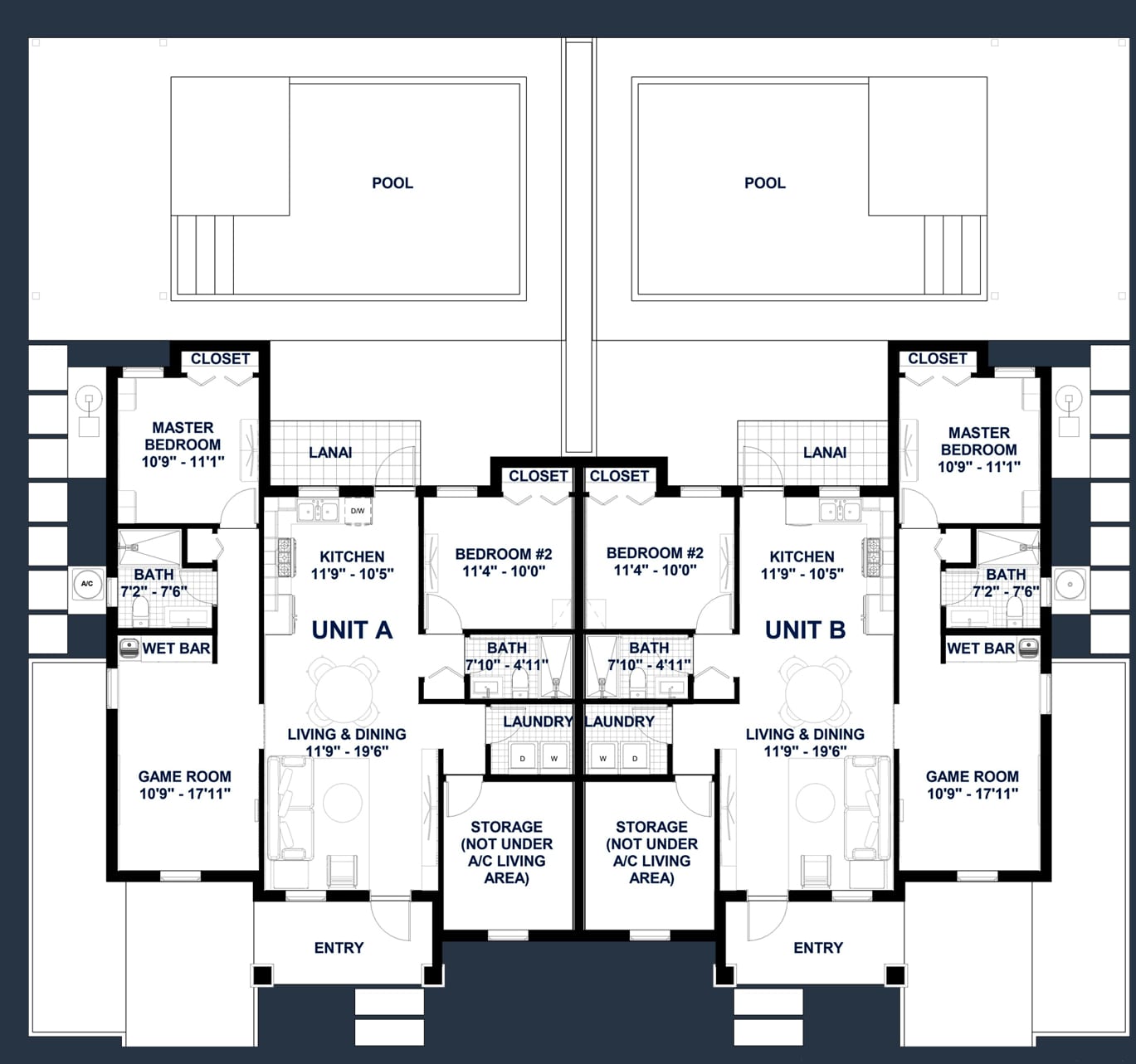 Aeson OP1 (No Garage) 2D floor plan with dimensions