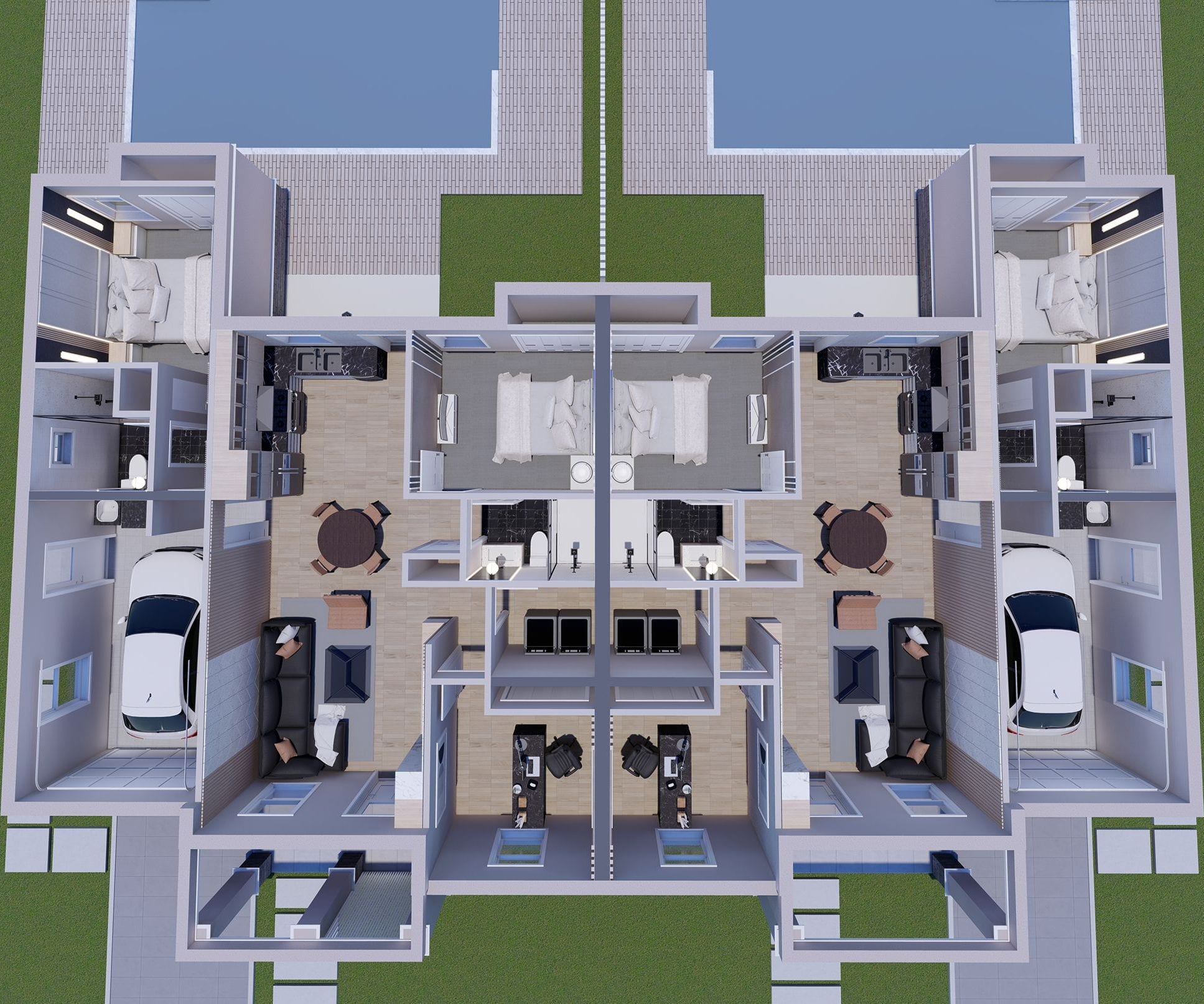 Aeson 3D floor plan, top-down