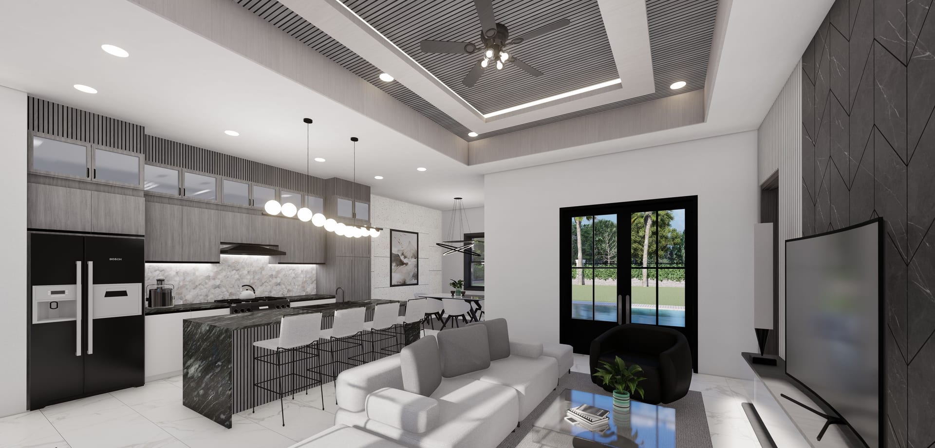 Agon living area, alternate view