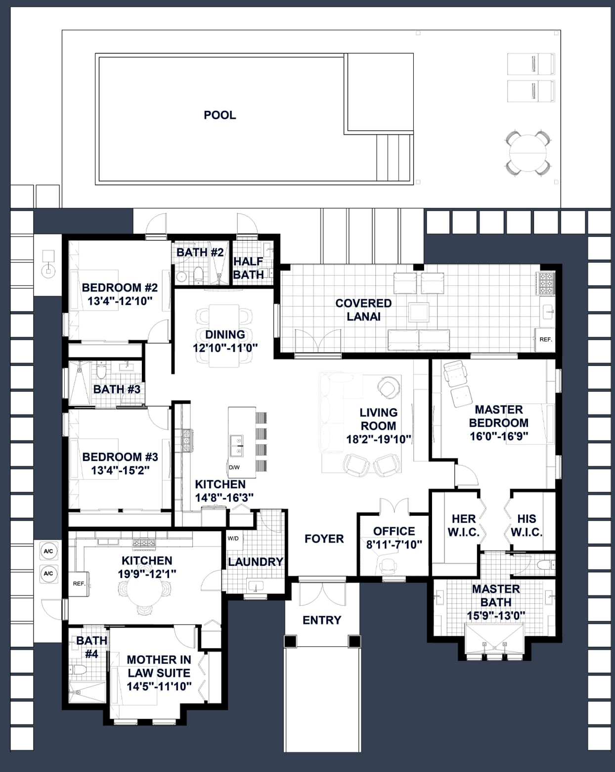 Alastor 2D floor plan with dimensions