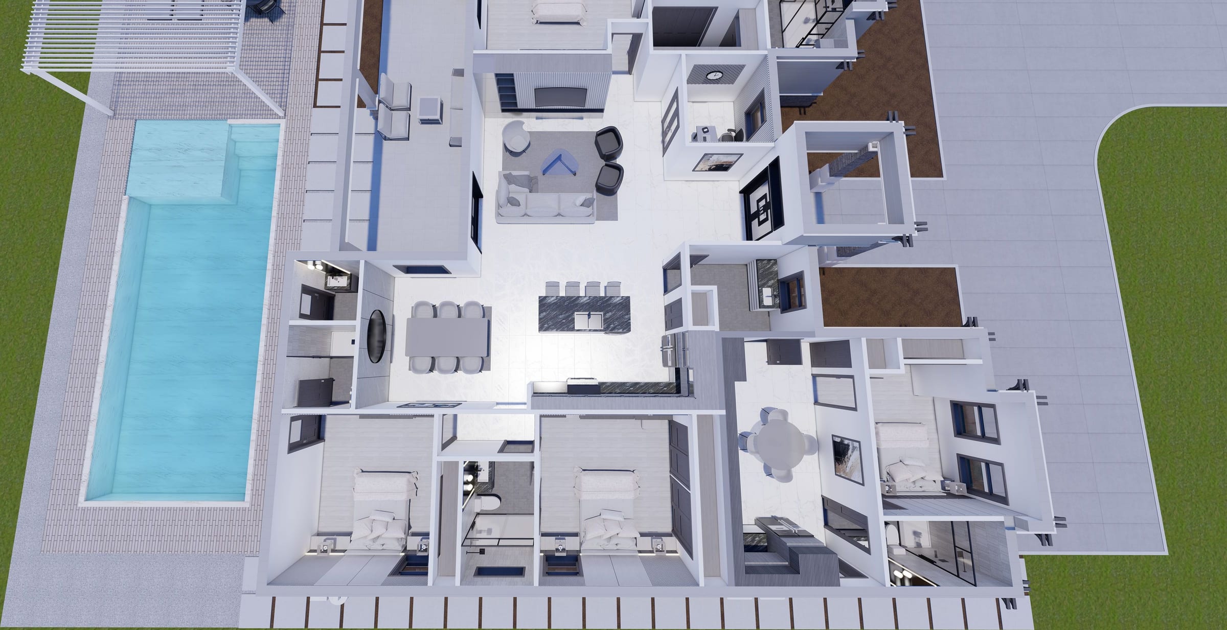 Alastor 3D floor plan, side view