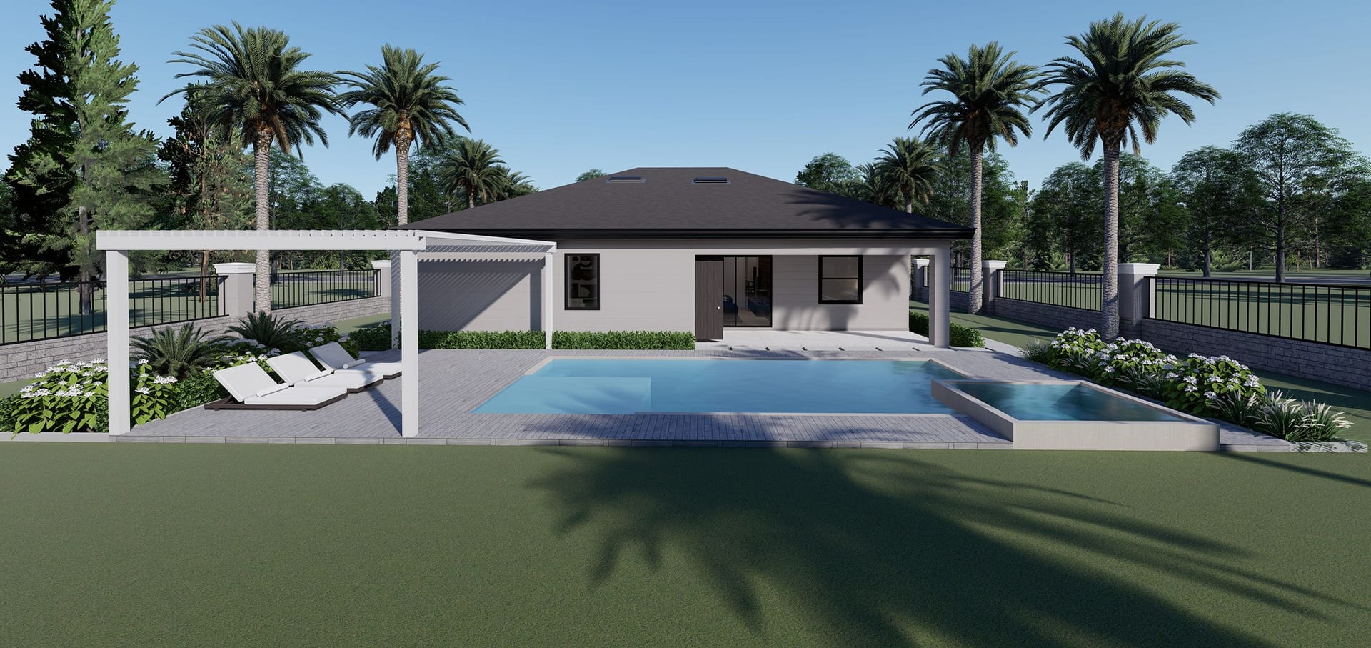 Alcyone rear facade