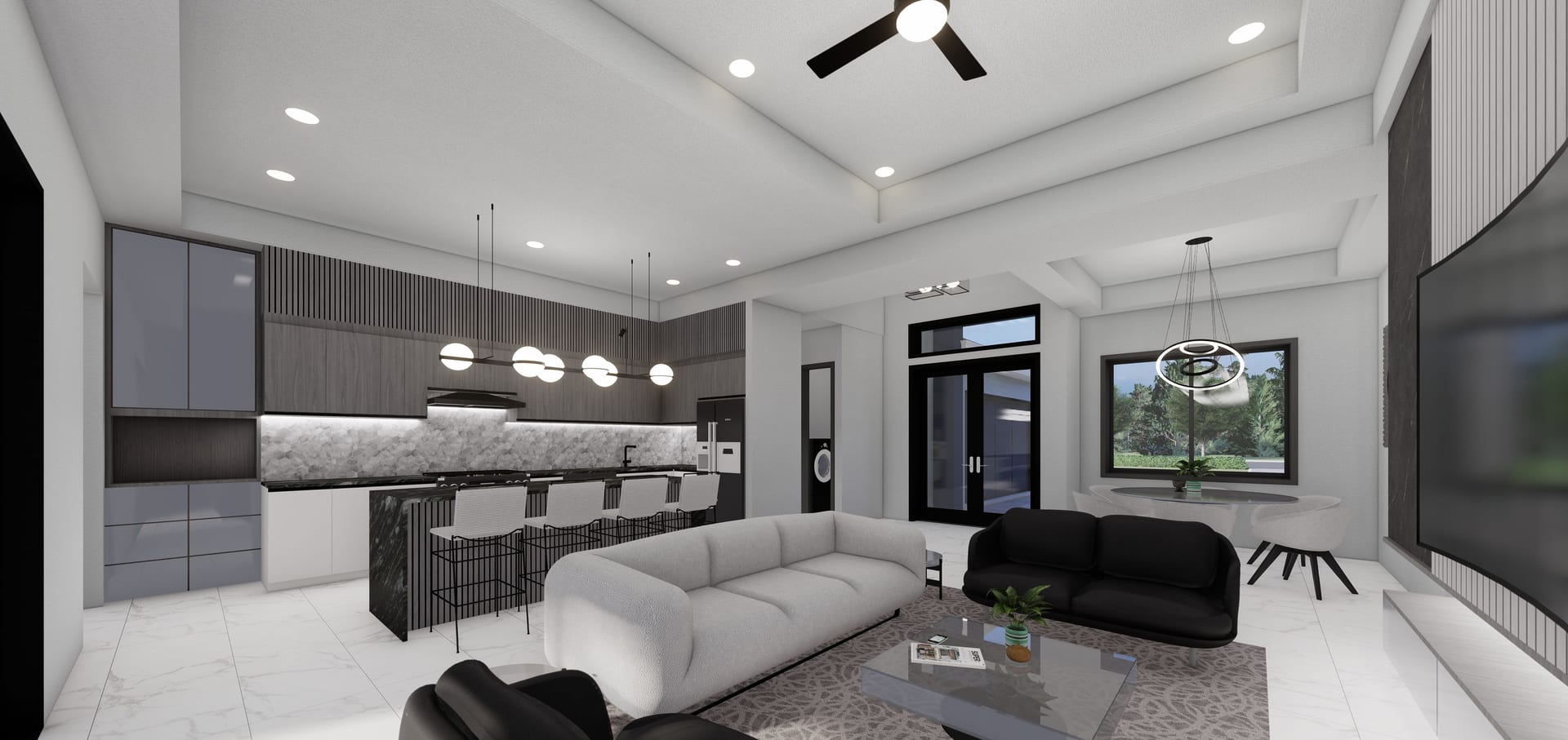 Amantea M2 living area, alternate view