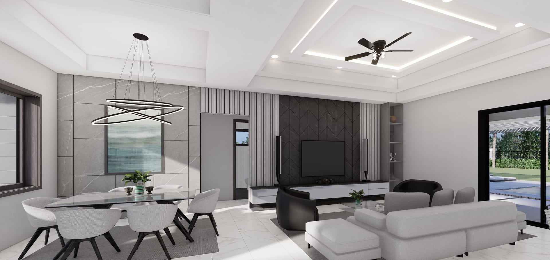 Amantea M3 living area, alternate view