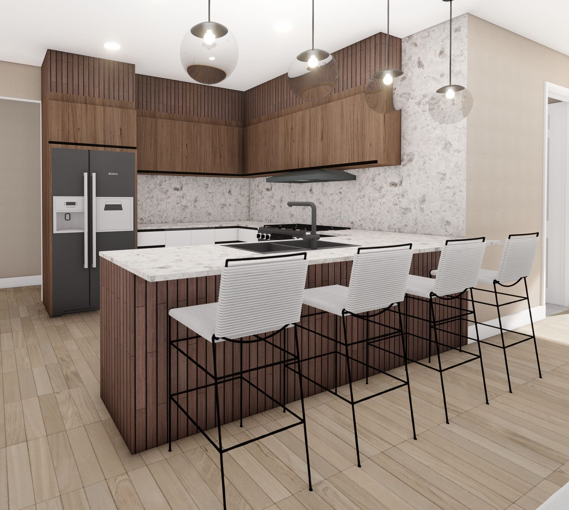 Amymone M4 kitchen