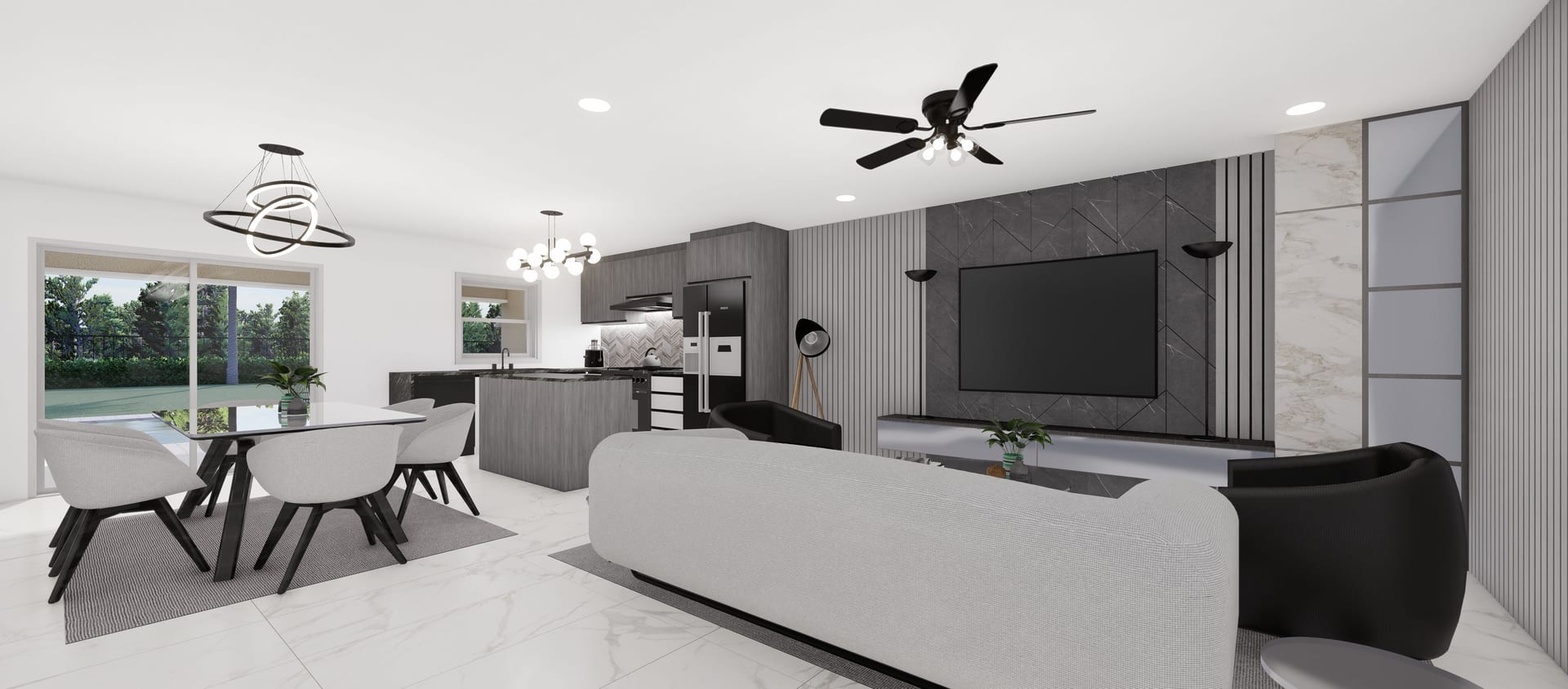Angelia M1 living area