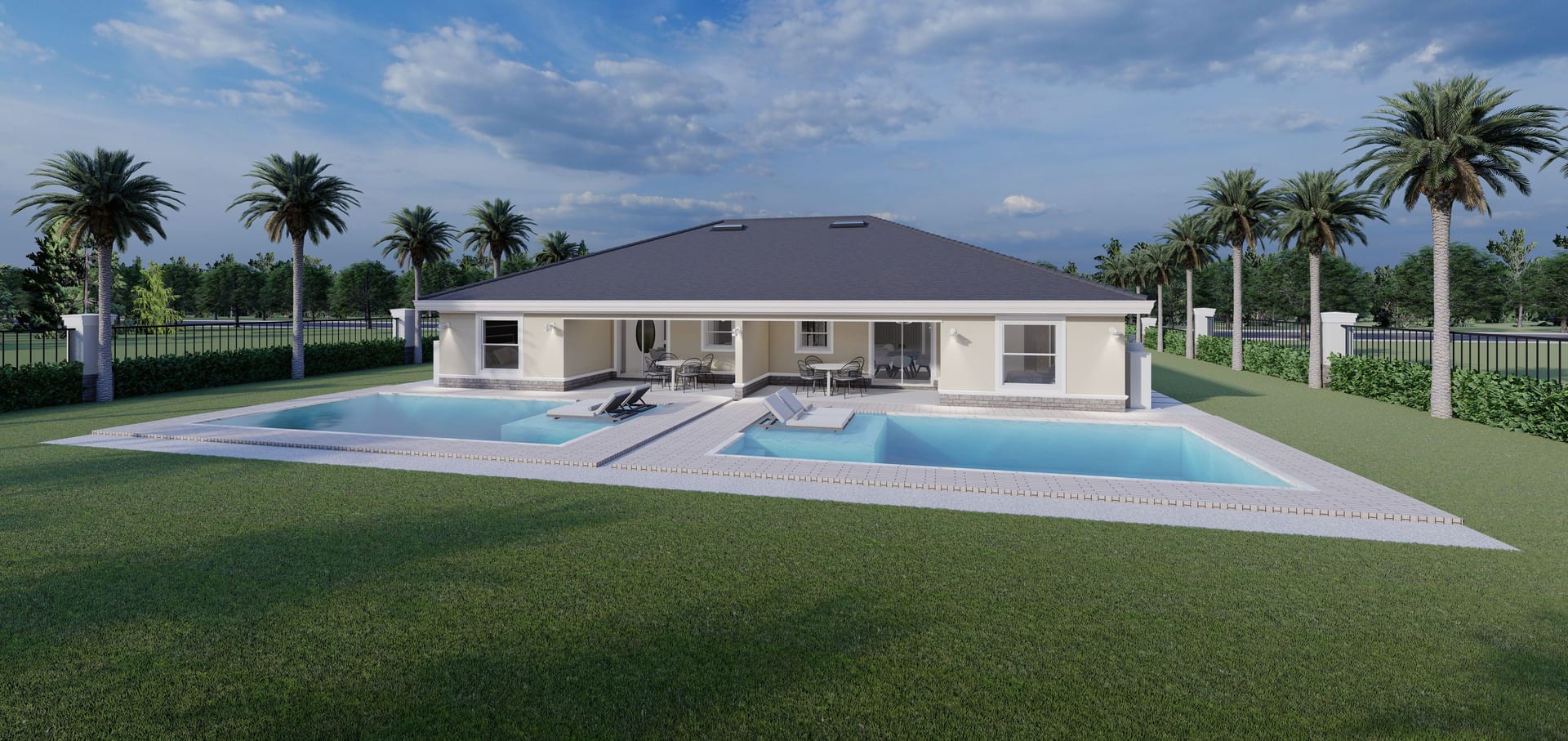 Angelia M1 rear facade