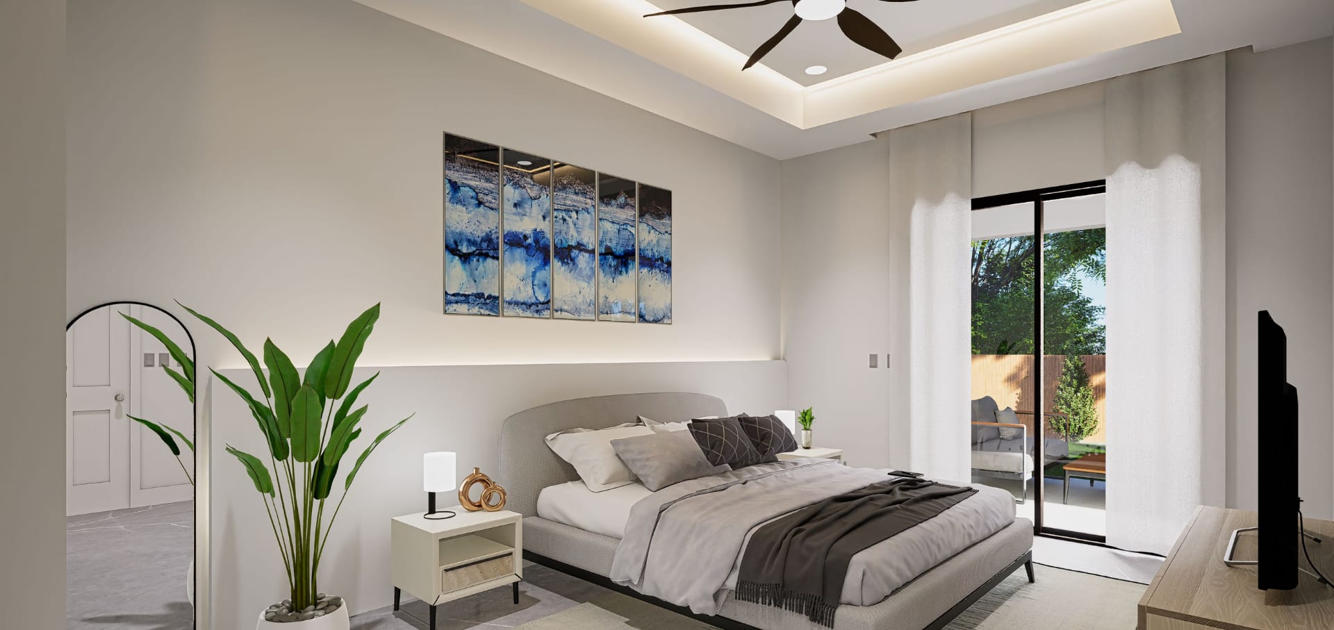 Antheia master bedroom