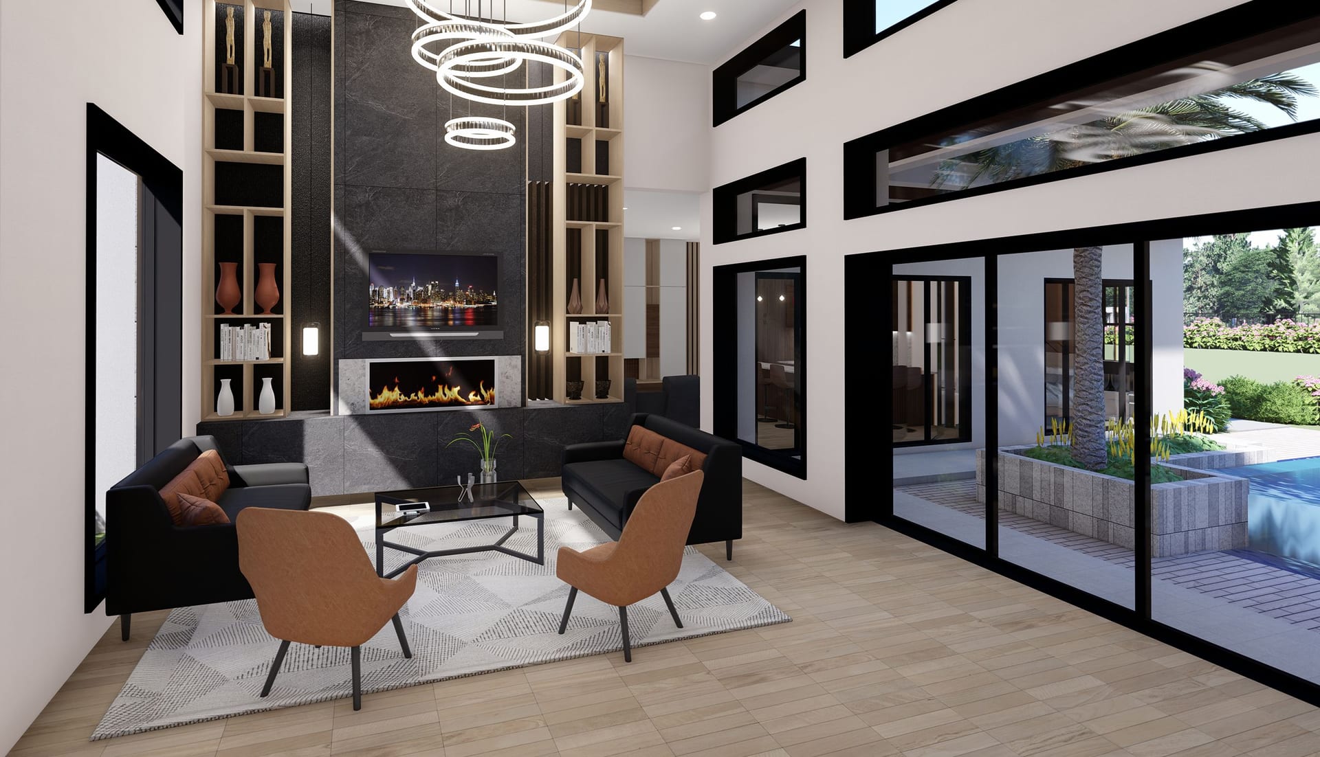 Anthousai living area