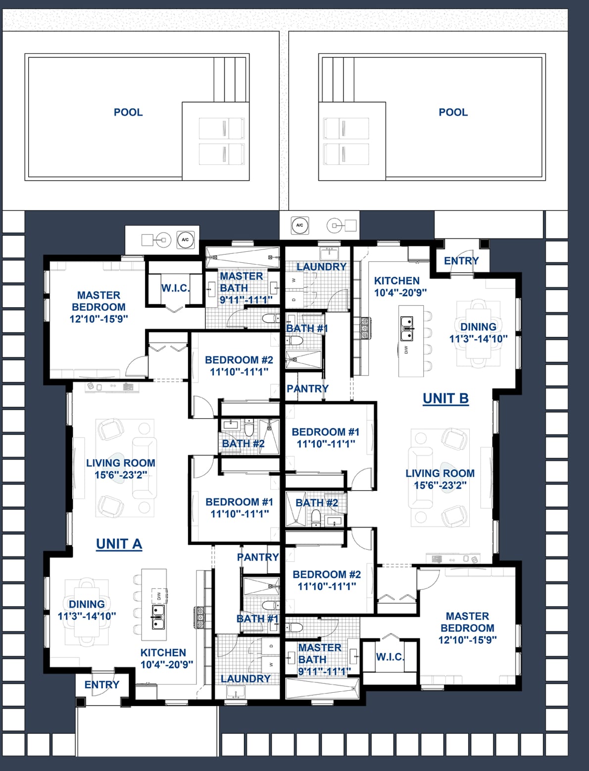 Aoide M1 2D floor plan with dimensions
