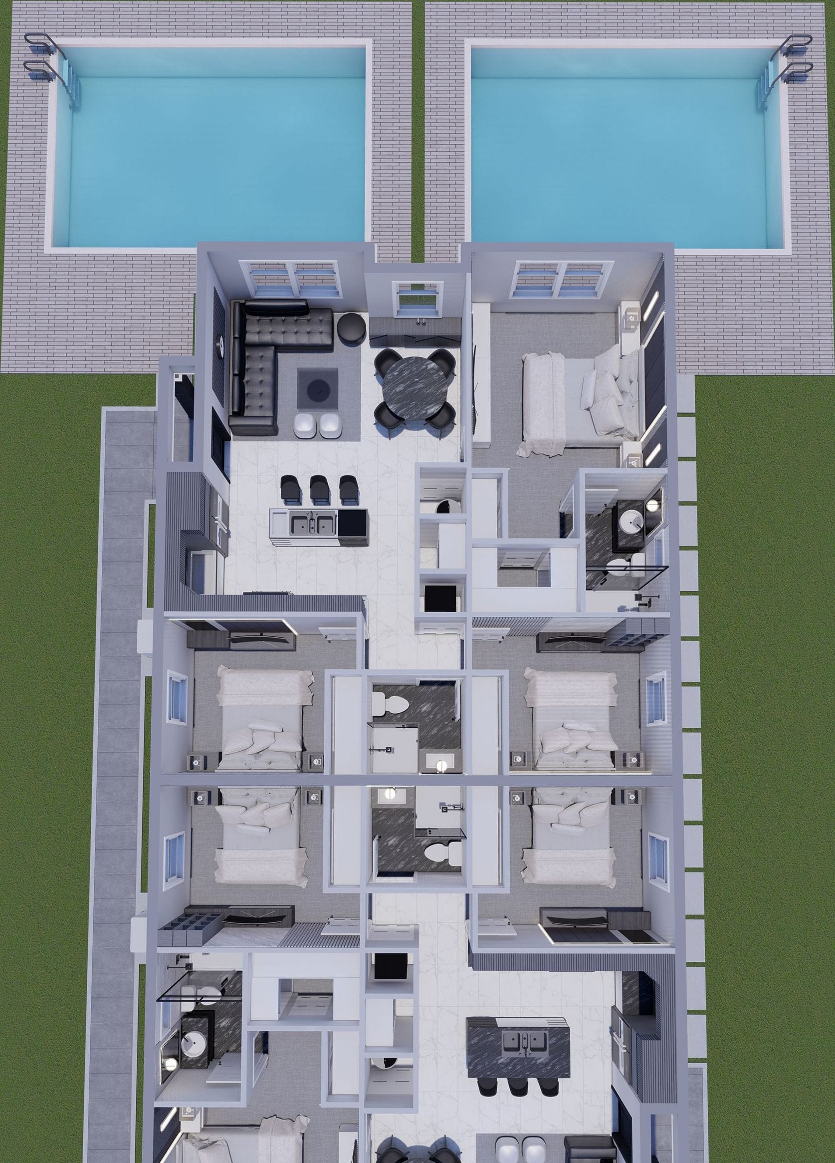Aoide 3D floor plan, top-down