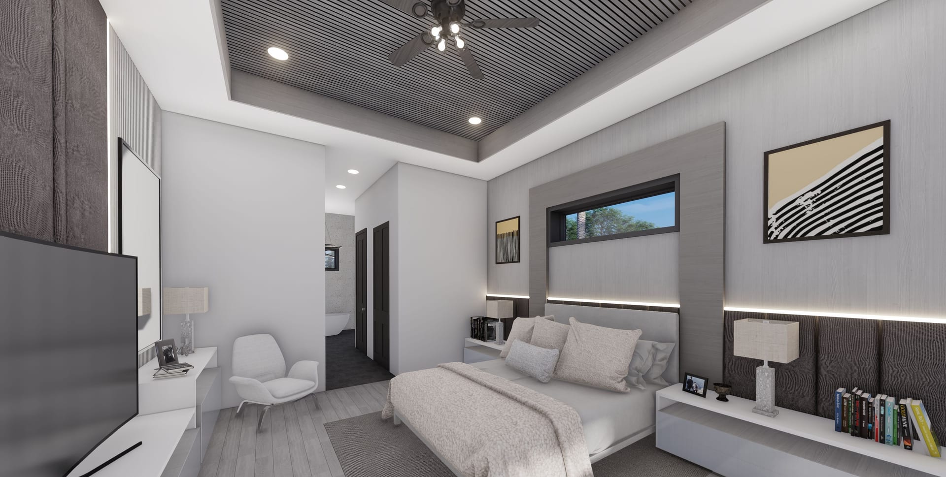 Arae master bedroom