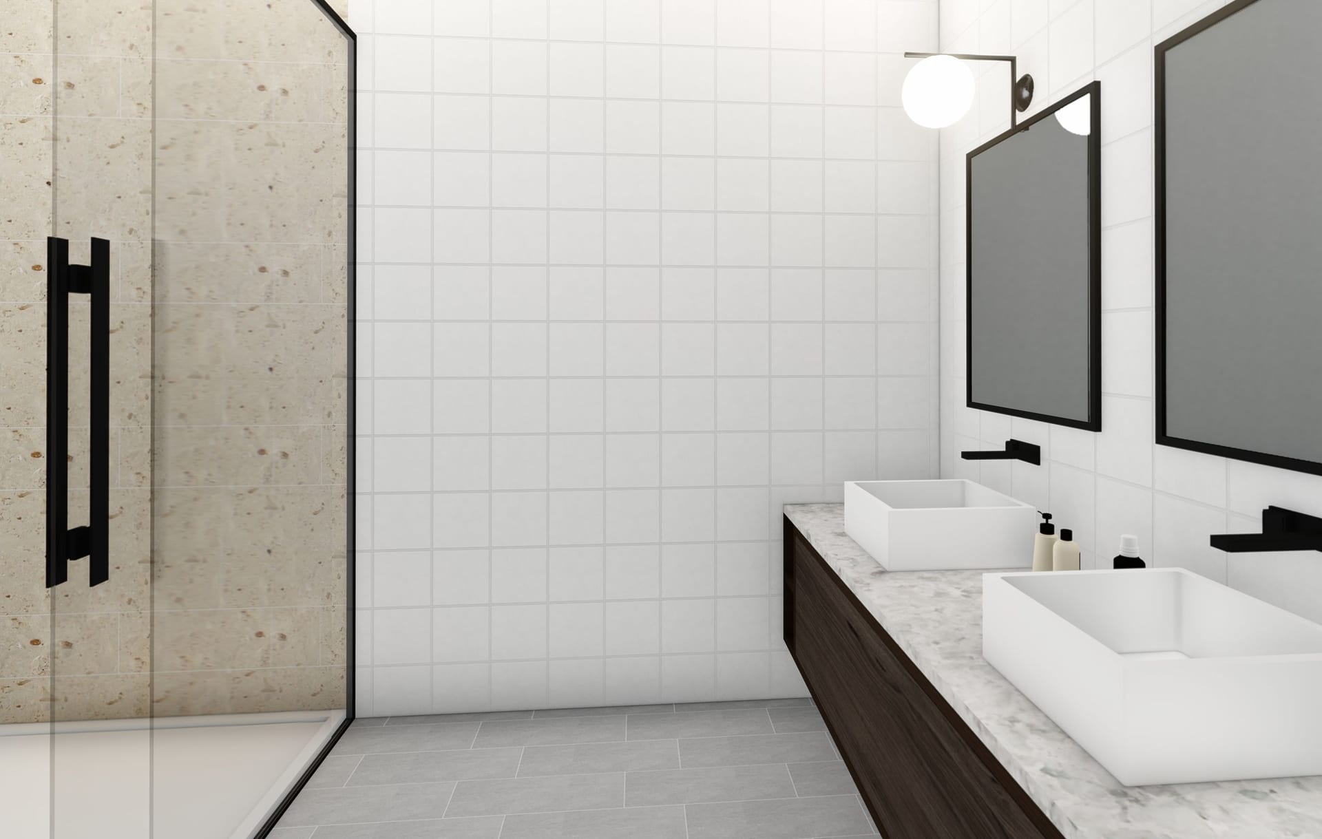 Arcadia master bath