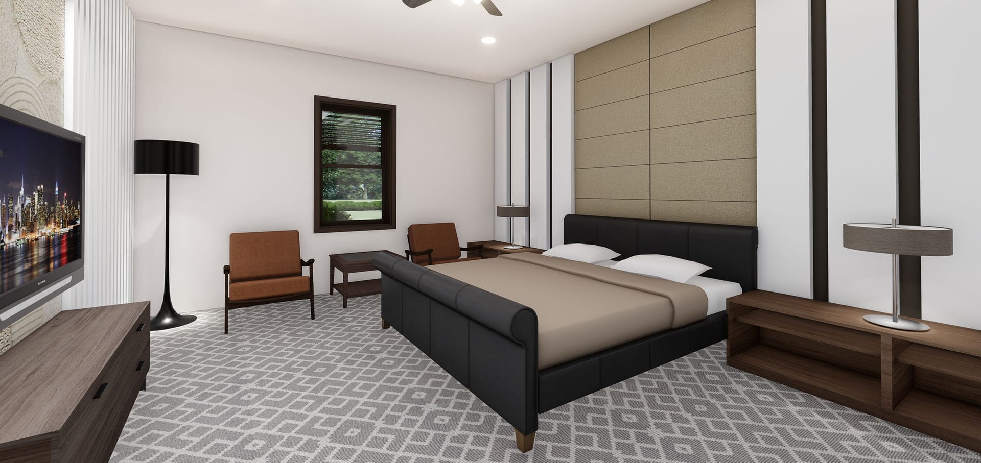 Arcadia master bedroom
