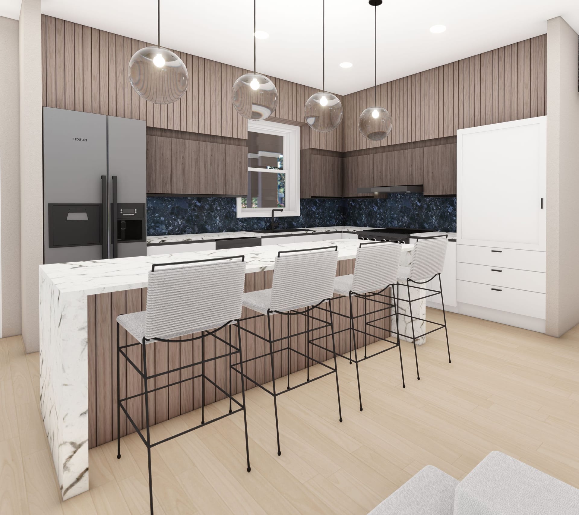 Argus M1 3C Garage kitchen