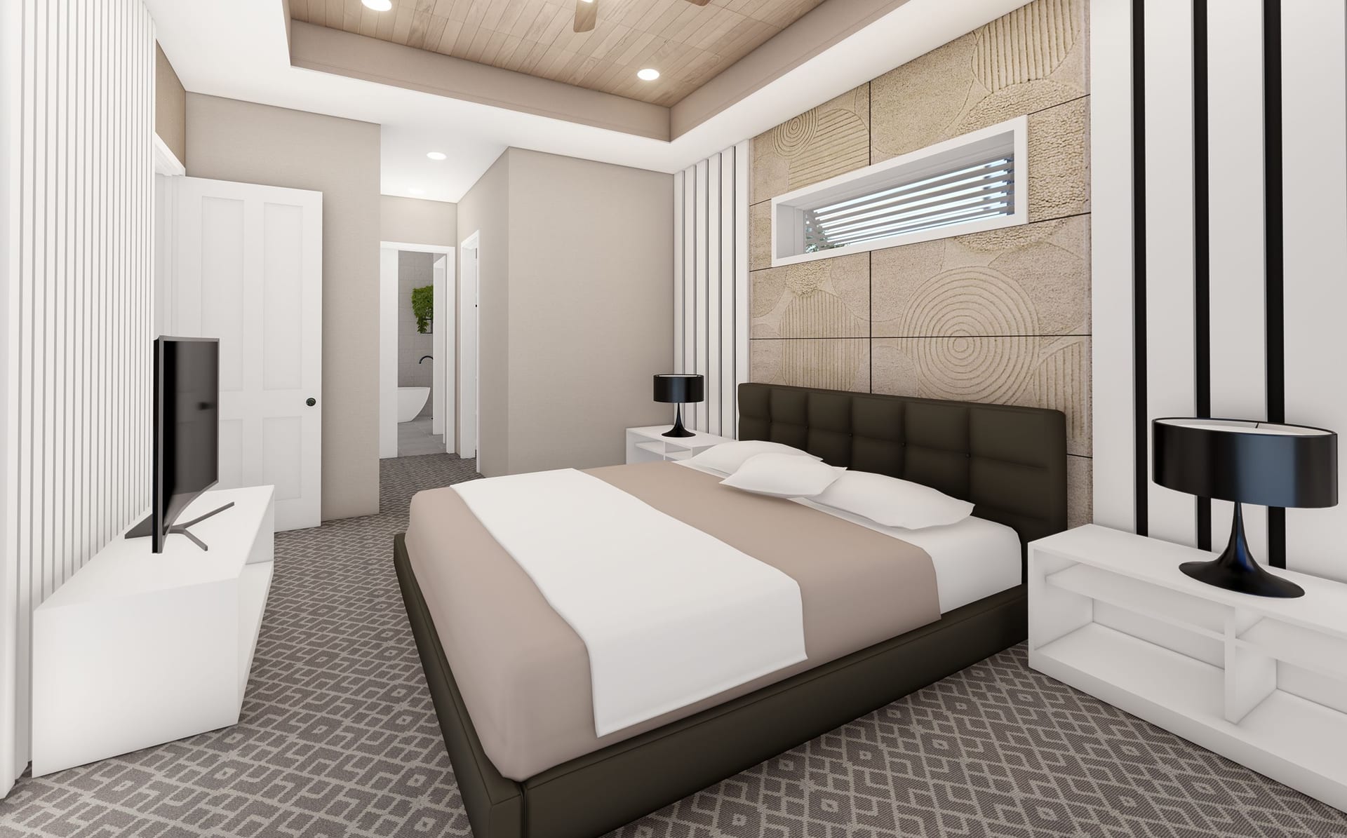 Argus M1 3C Garage master bedroom