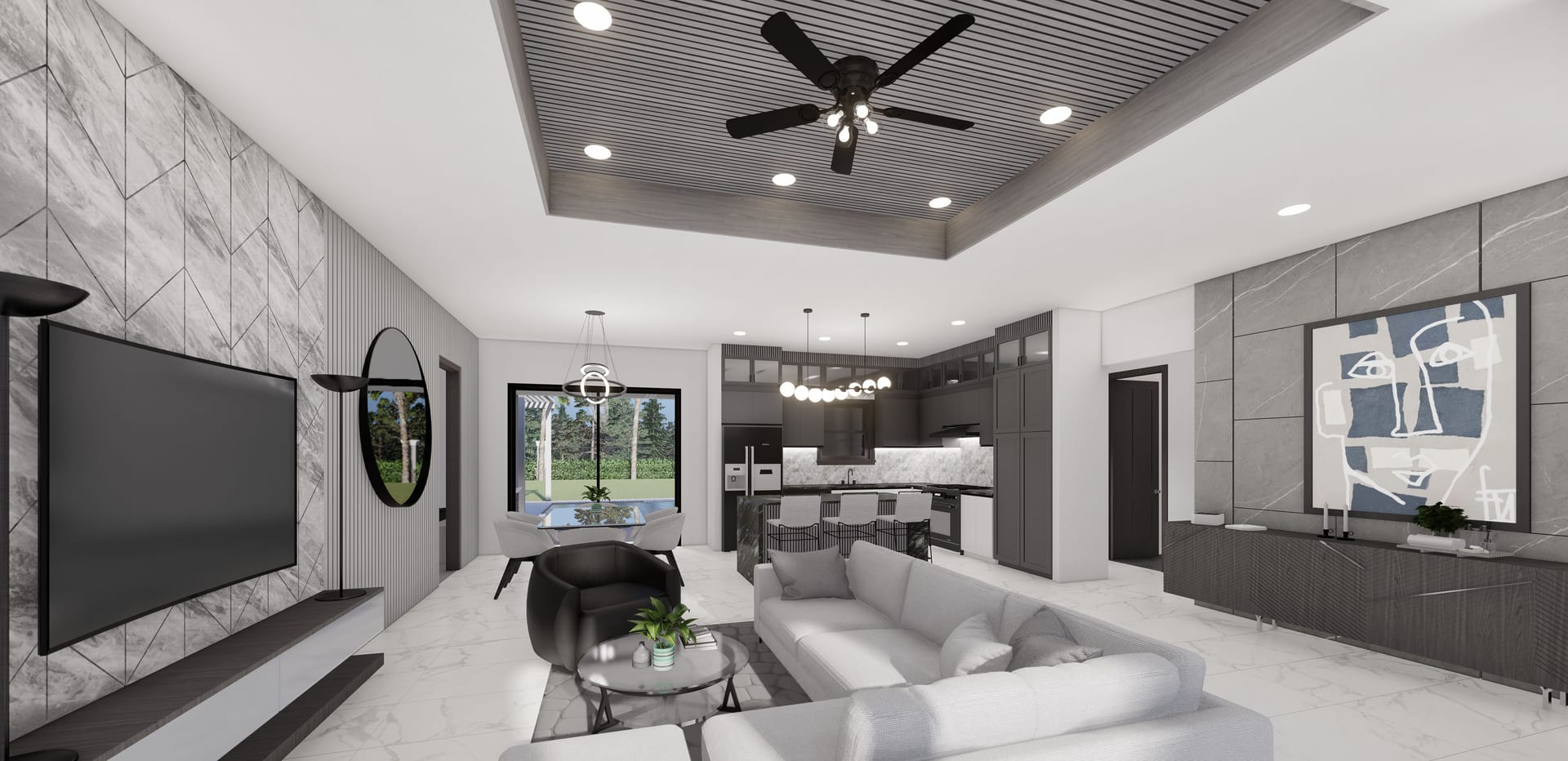 Argus M4 living area, alternate view