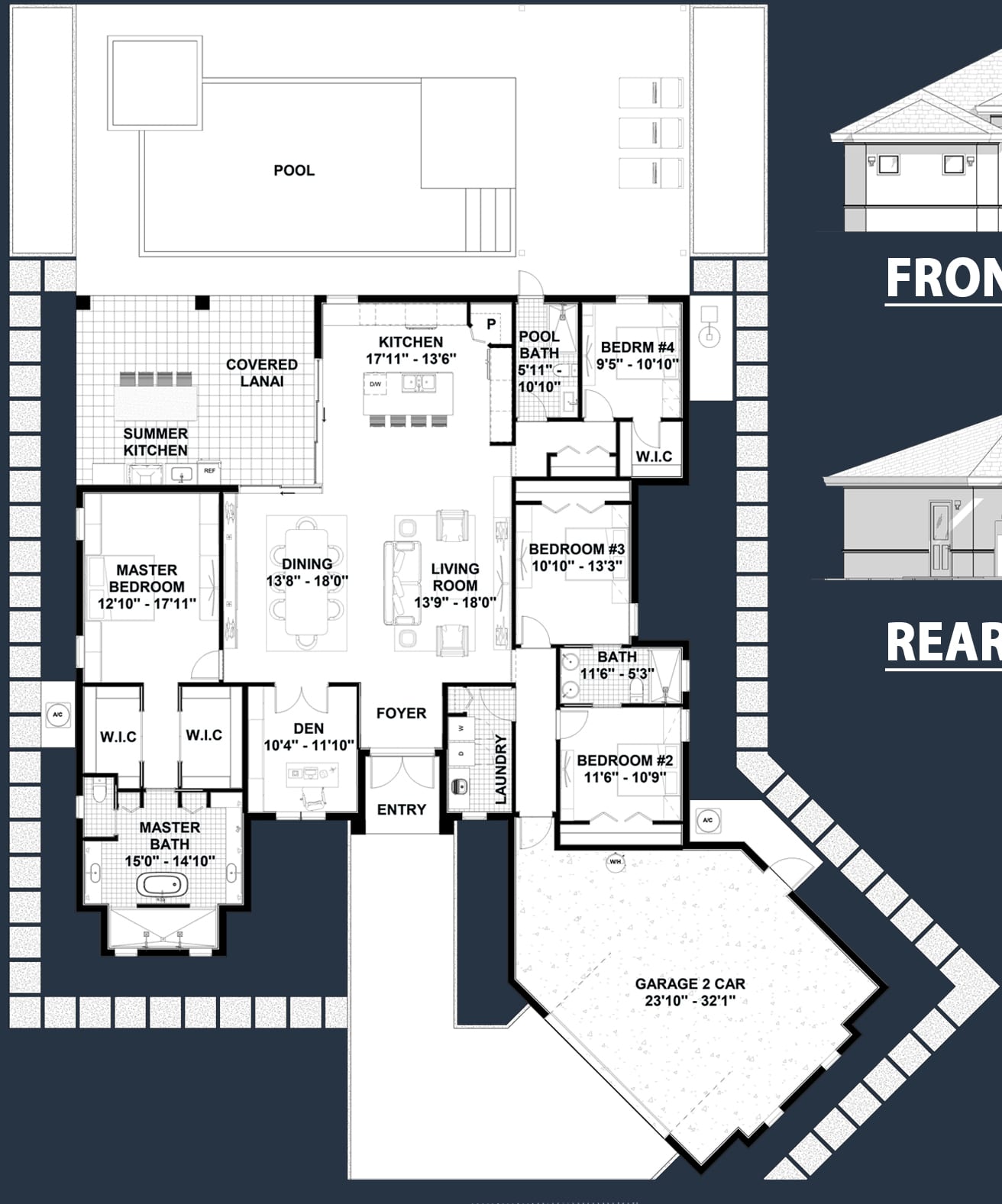 Argyron 2D floor plan with dimensions