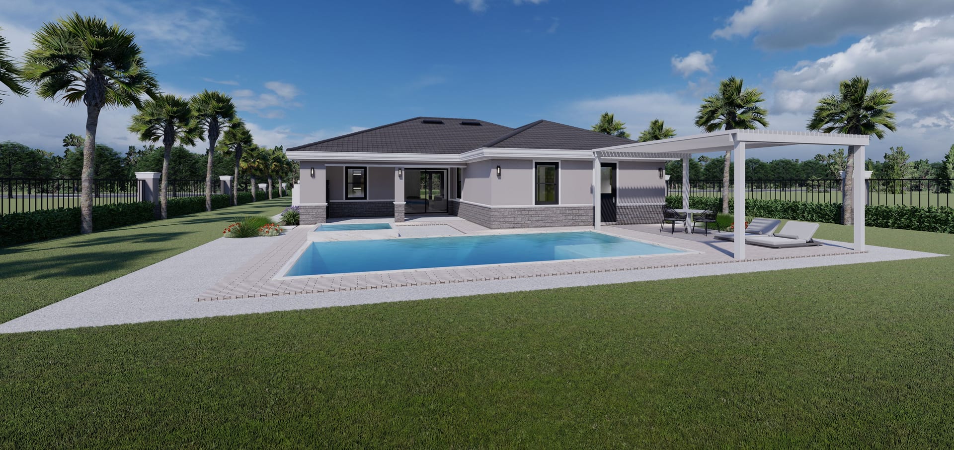 Astrape rear facade