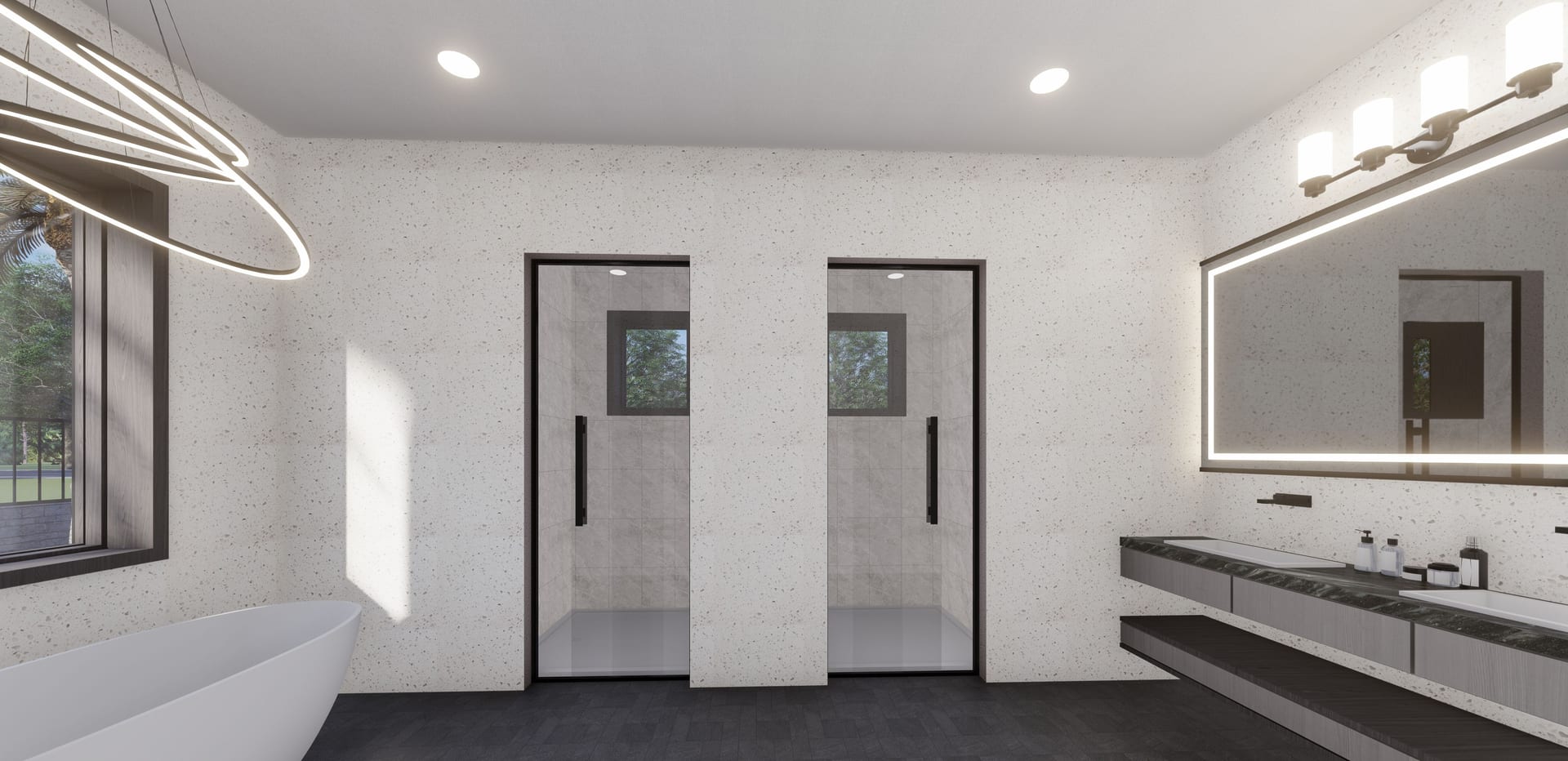 Baracoa M4 Side Garage master bath