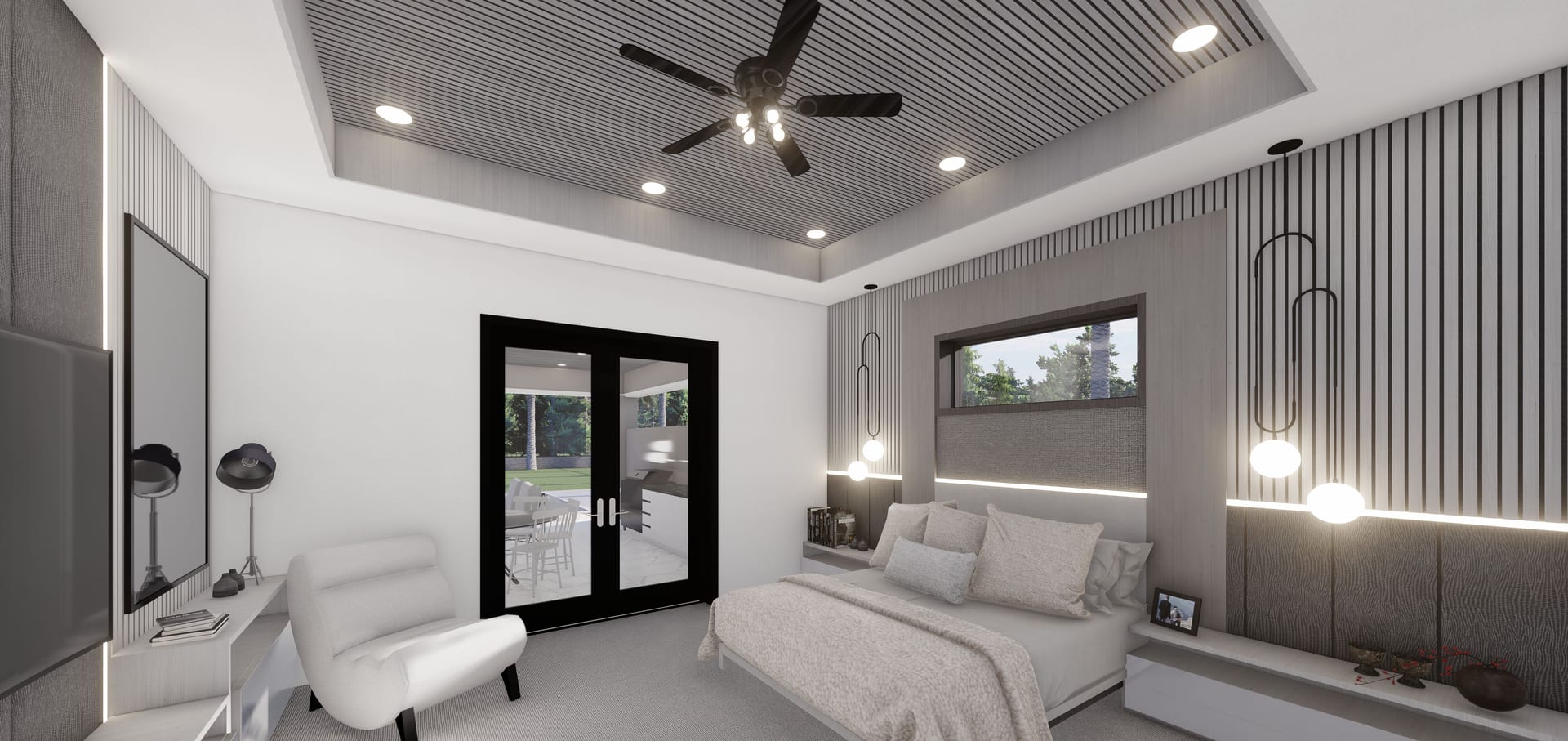 Baracoa M4 Side Garage master bedroom