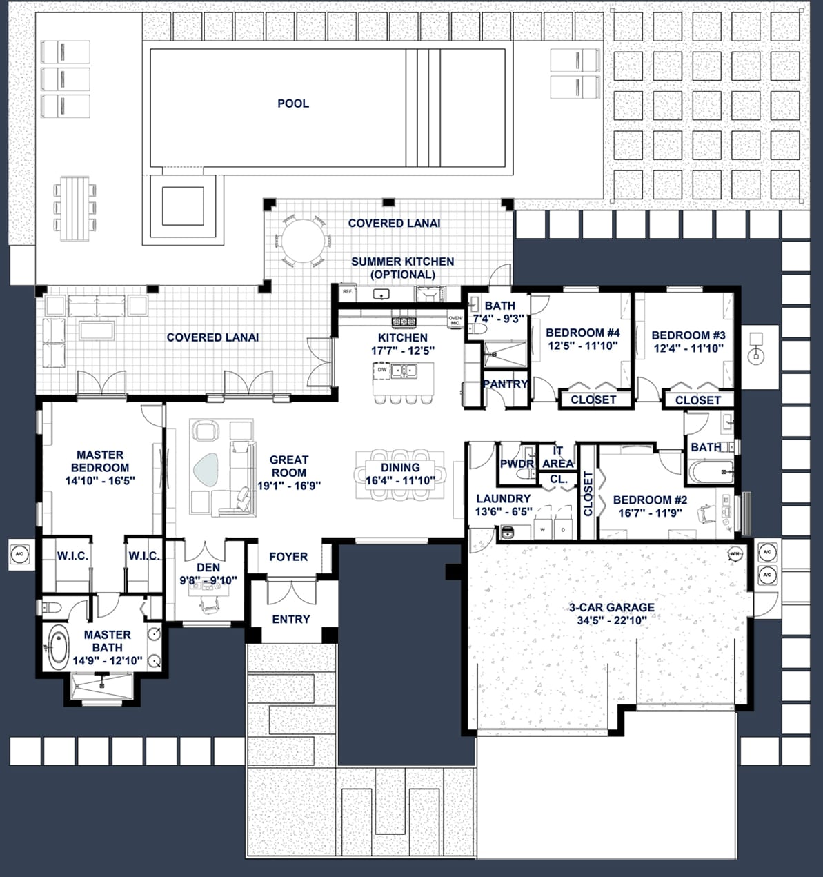 Bayate M1 2D floor plan with dimensions