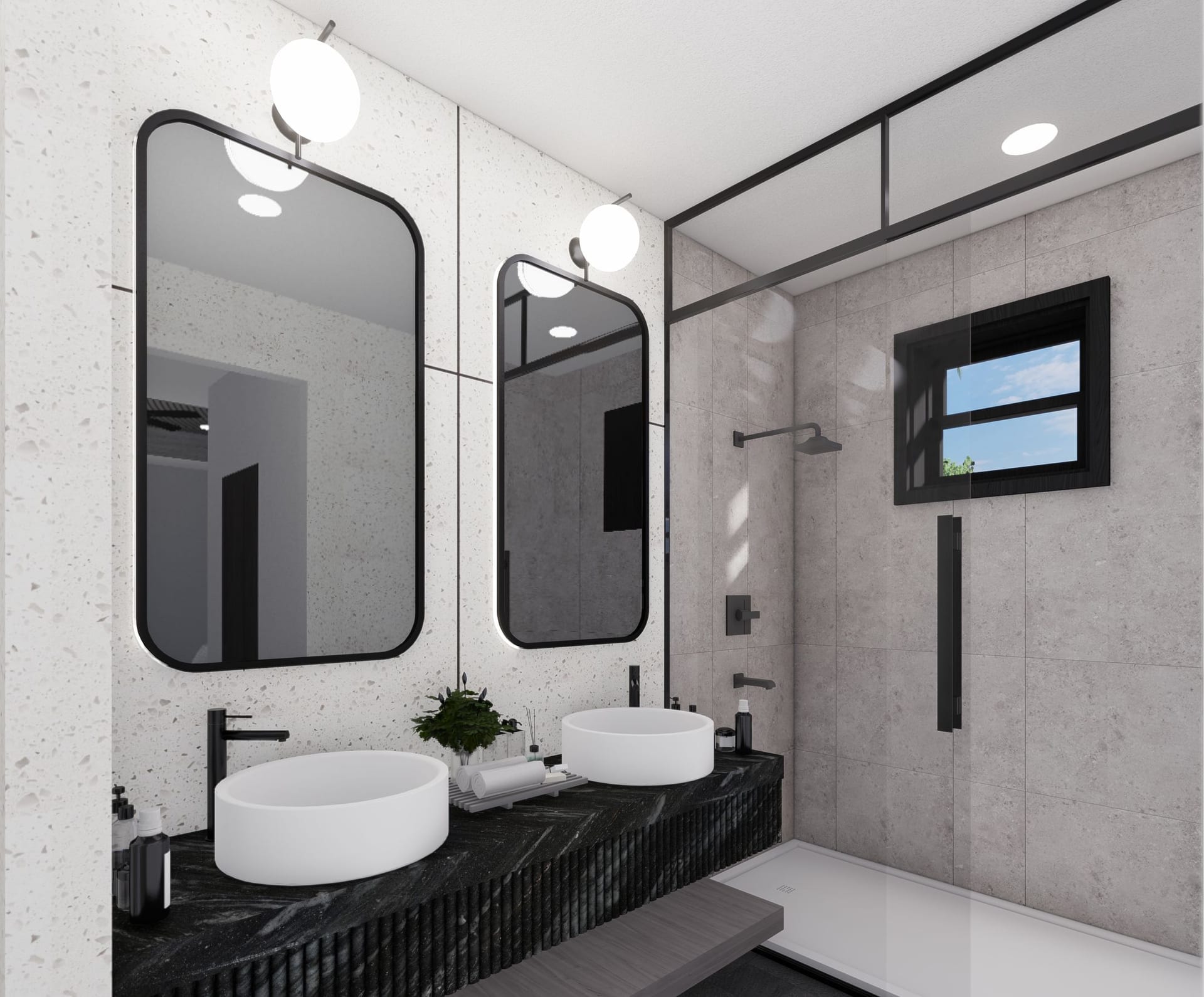Caeneus M1 master bath