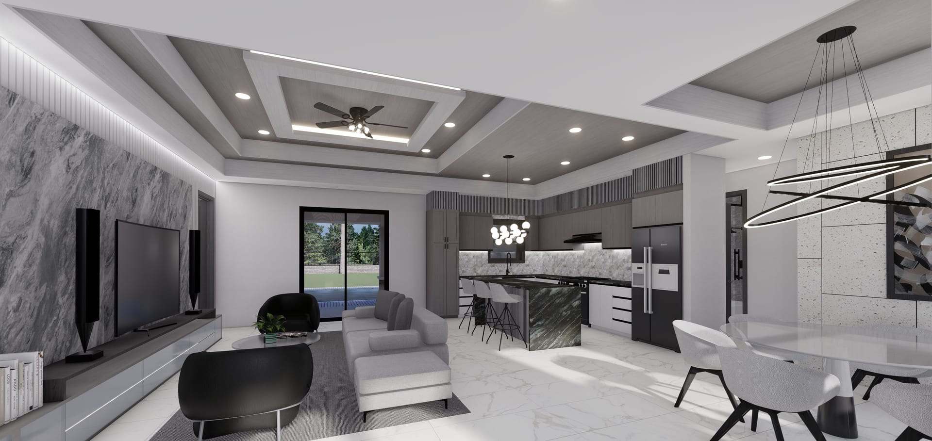 Caeneus M2 living area, alternate view