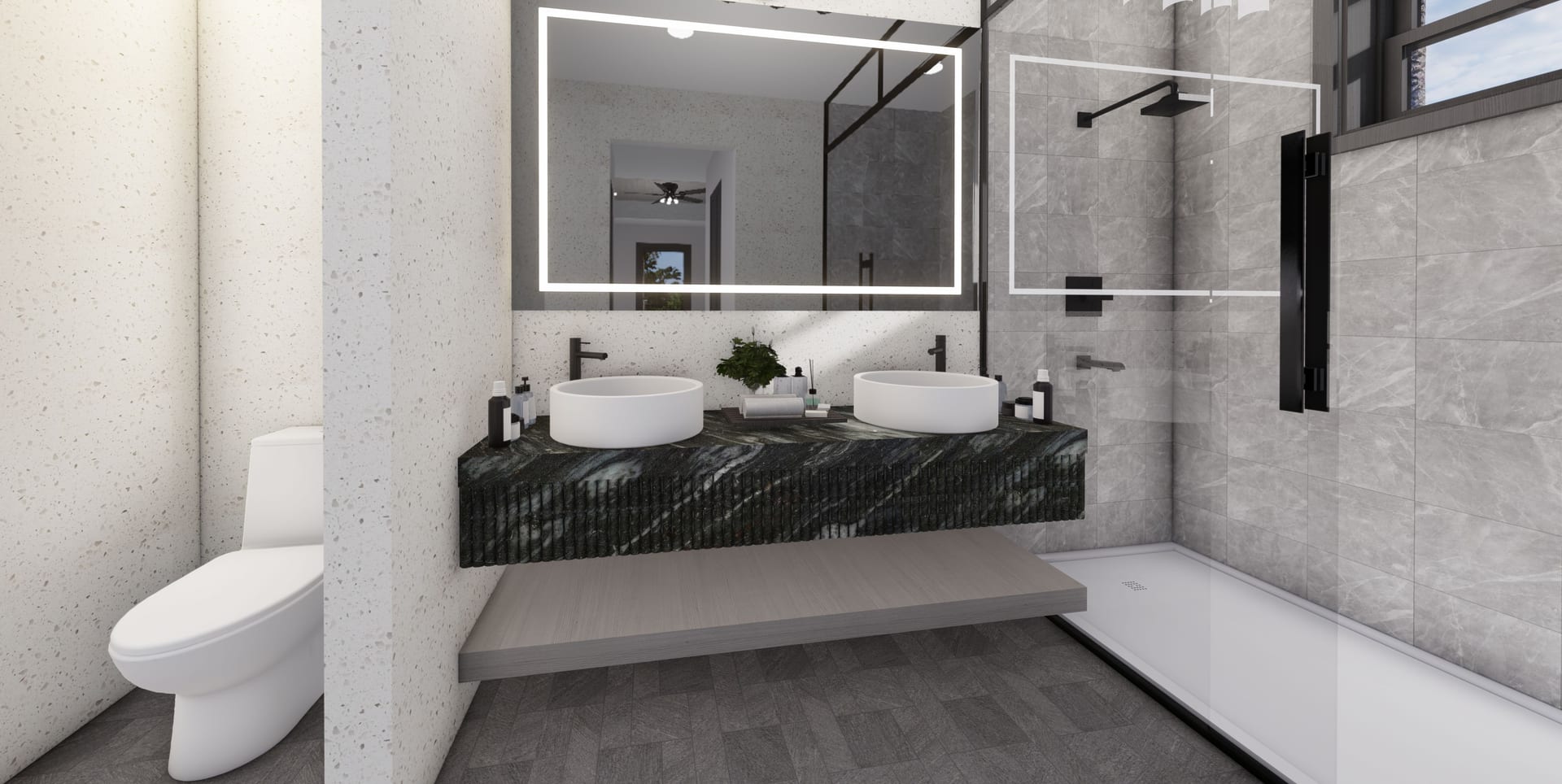 Caeneus M2 master bath