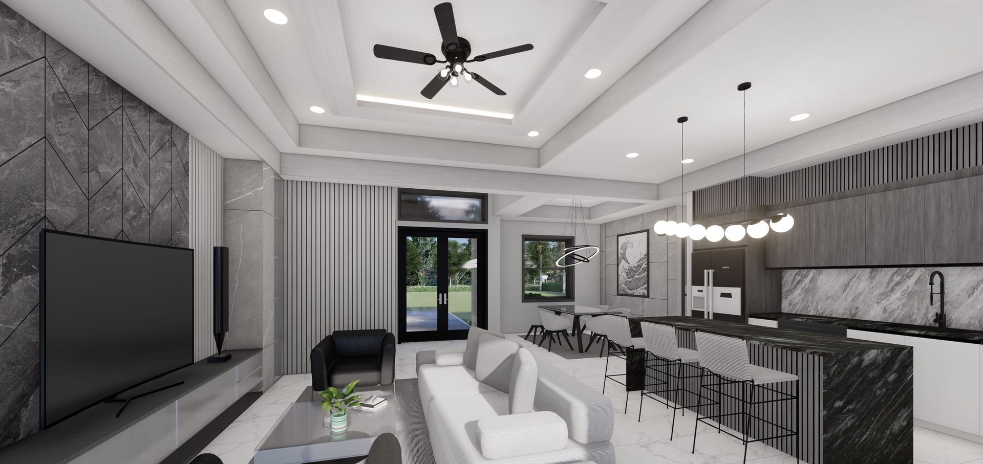 Caeneus M3 living area, alternate view