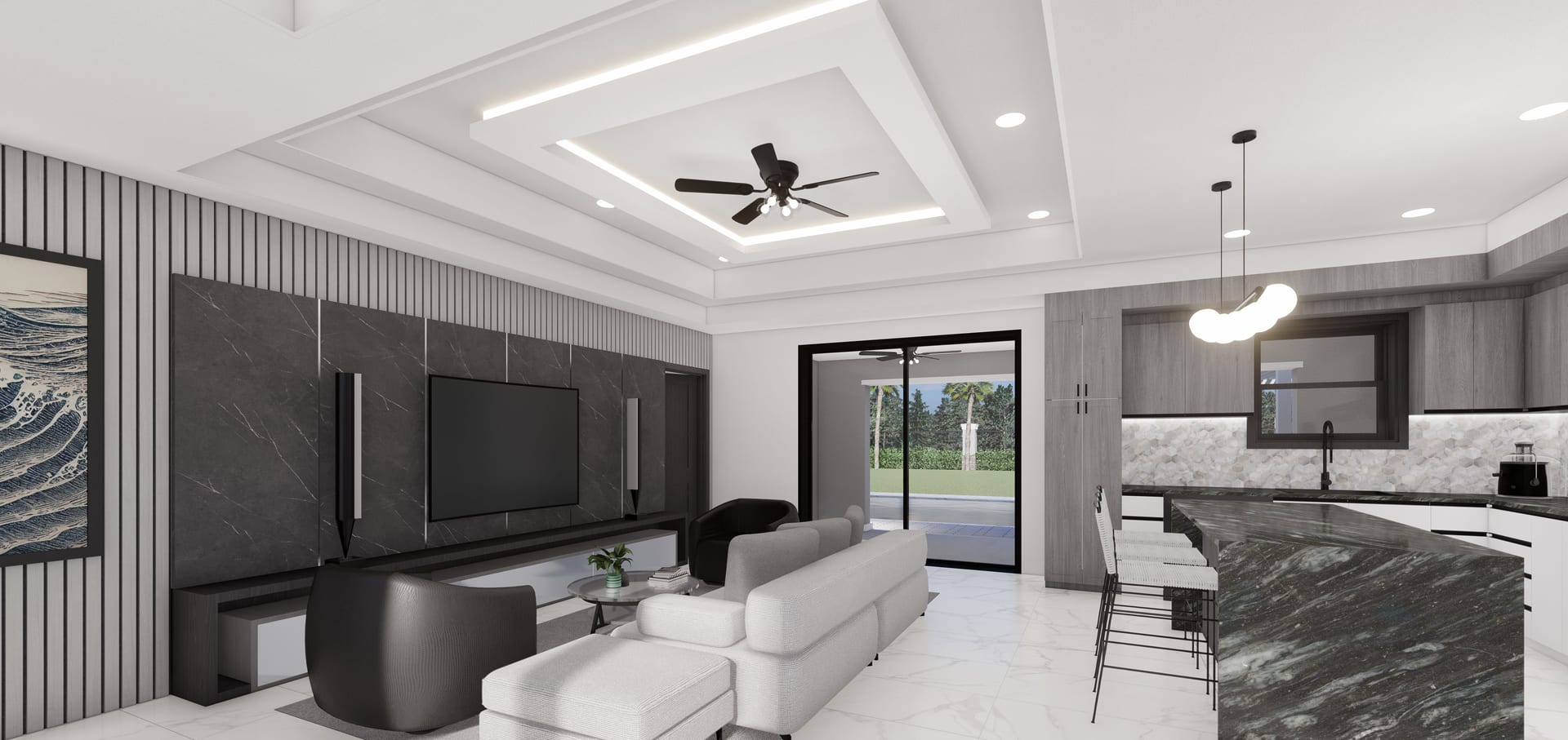Caeneus M5 living area