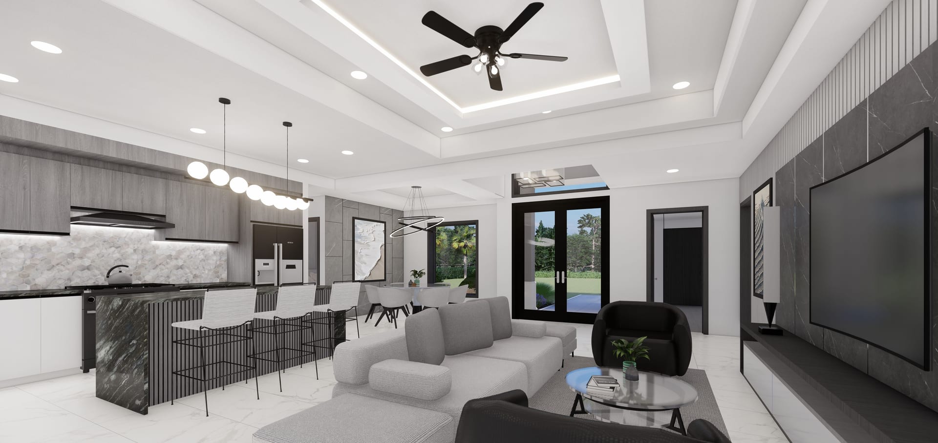 Caeneus M5 living area, alternate view