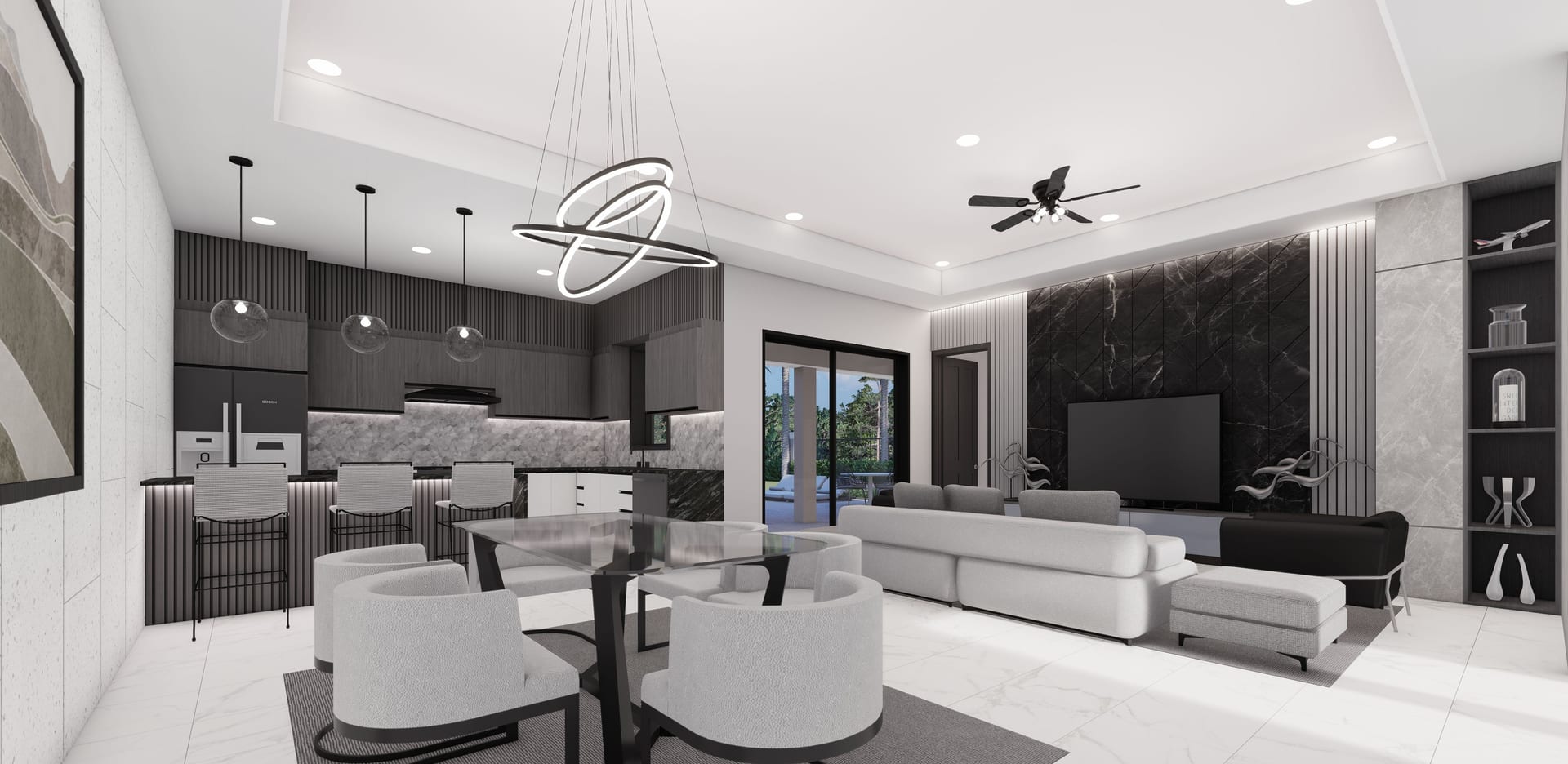 Caerus living area, alternate view