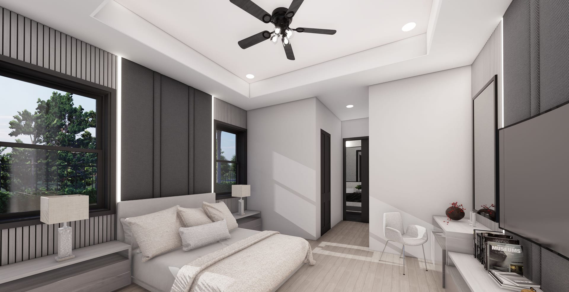 Caerus master bedroom