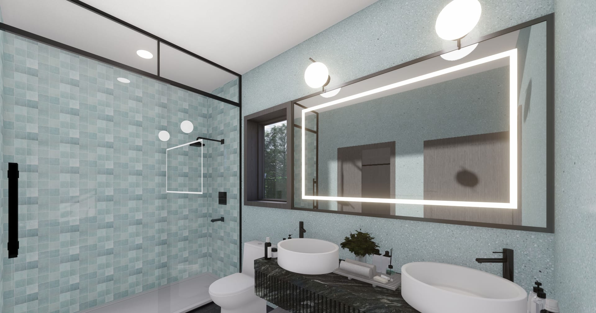Cerastes master bath