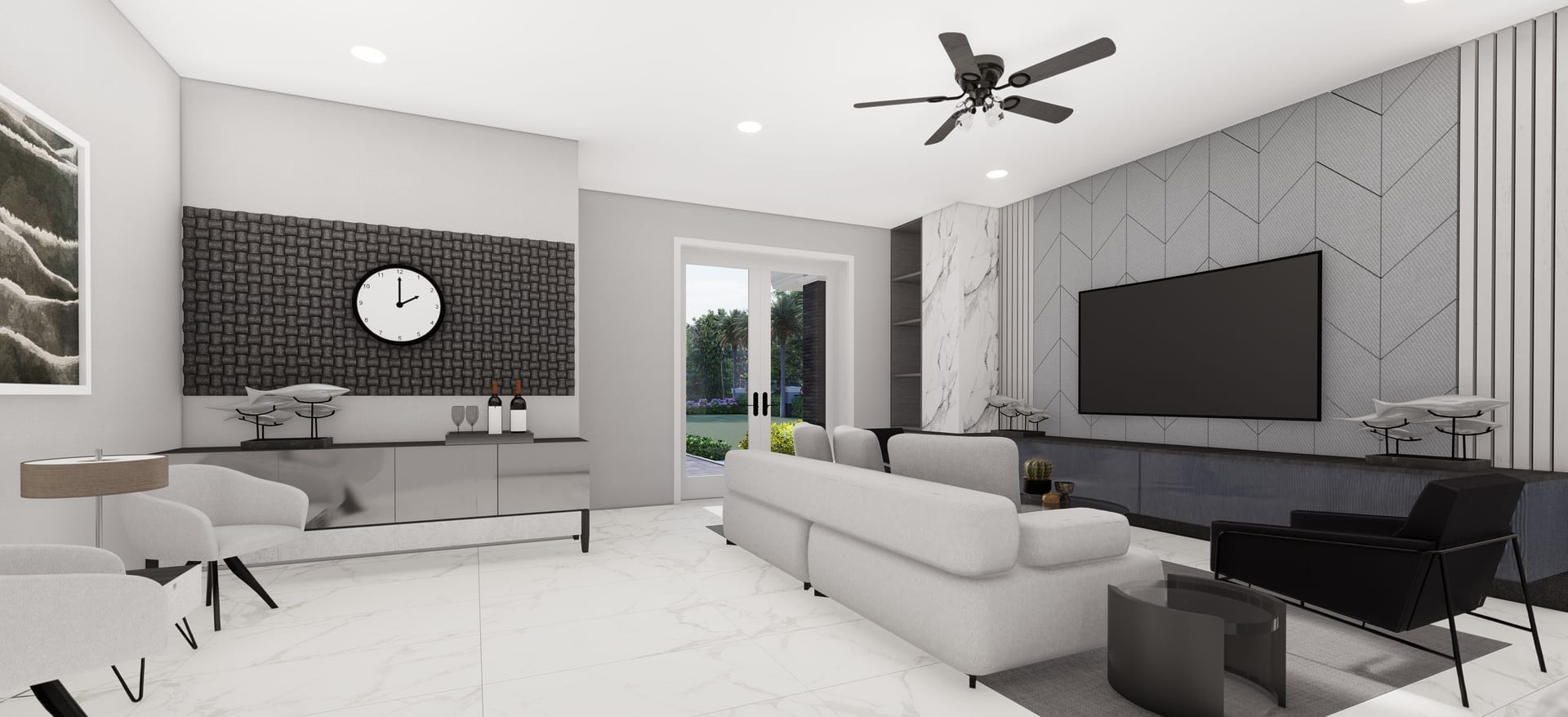 Circe Op. Garage Front living area