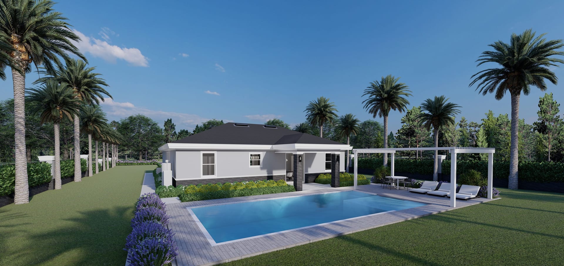Circe Op. Garage Front rear facade