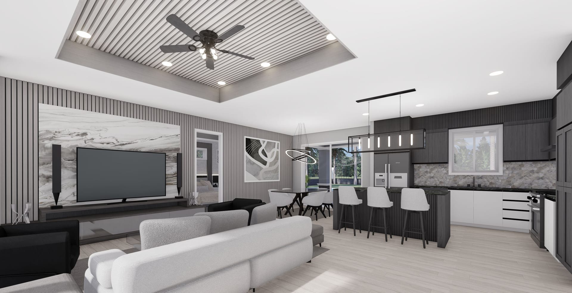 Creon M1 Lanai Extended living area, alternate view