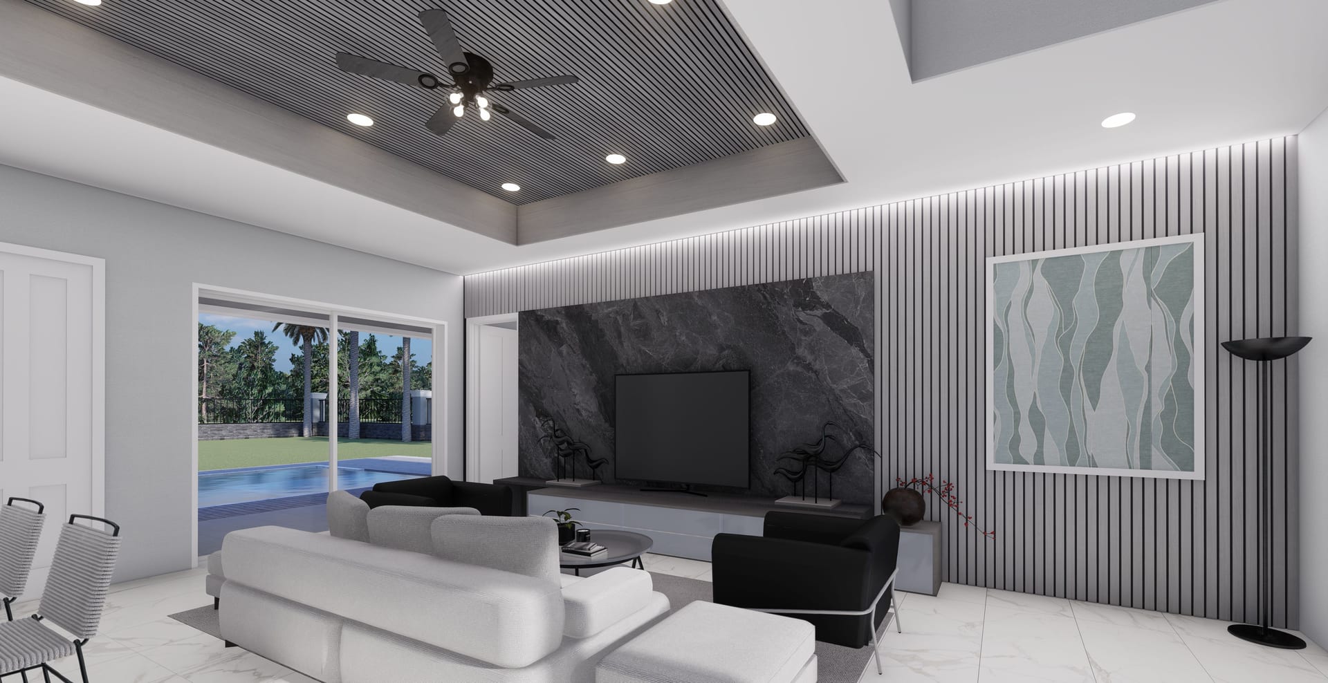 Cres M1 (No Garage) Op.2 living area, alternate view
