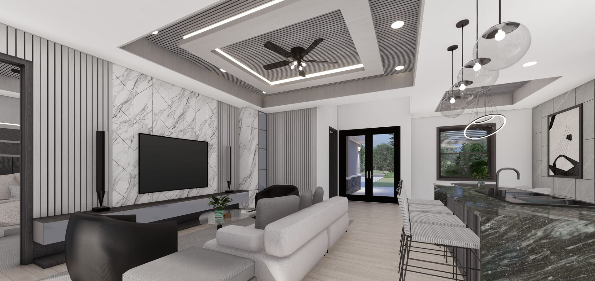 Cres M11 ADU living area, alternate view