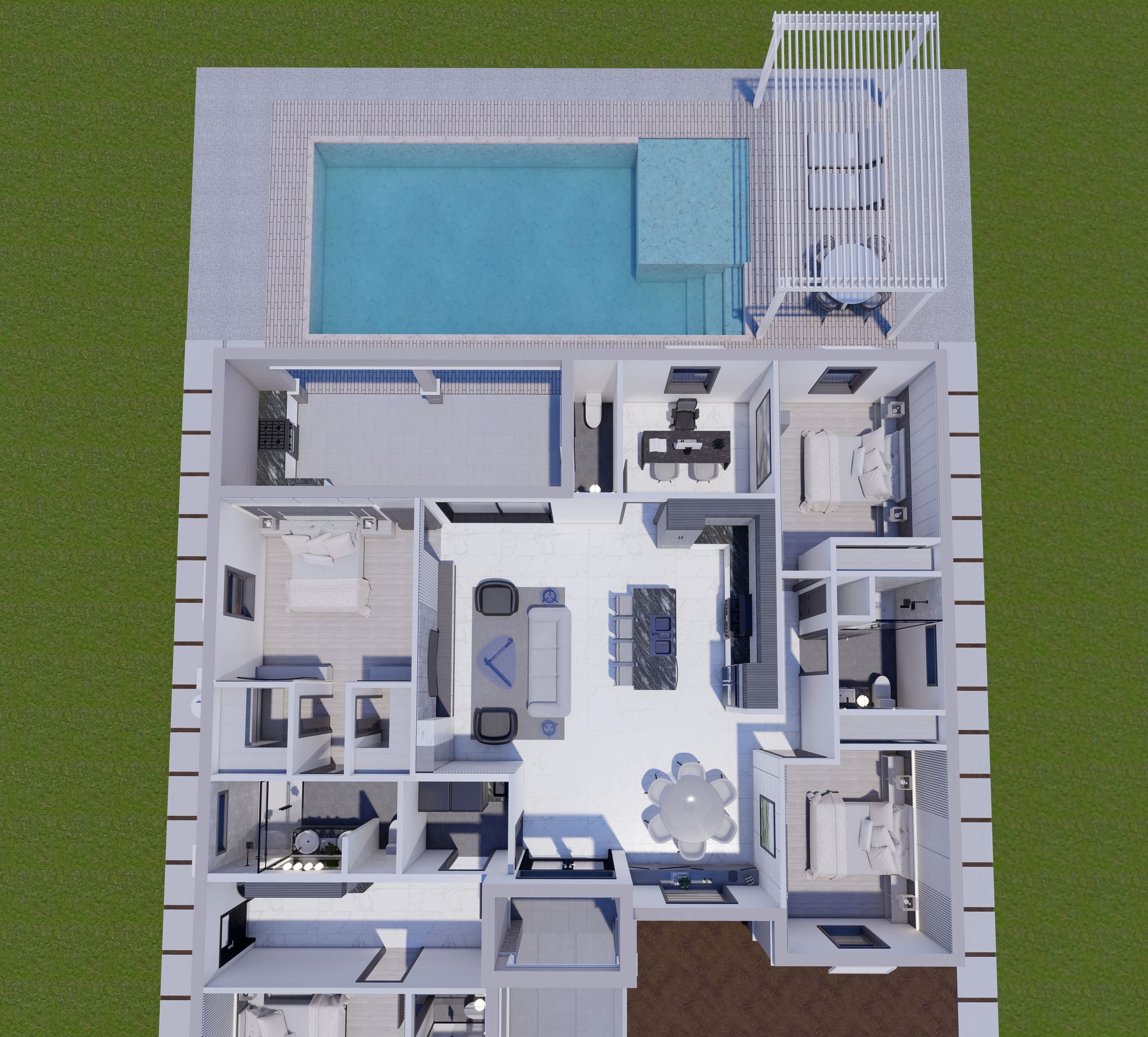 Cres M6 Op.ADU 3D floor plan, top-down