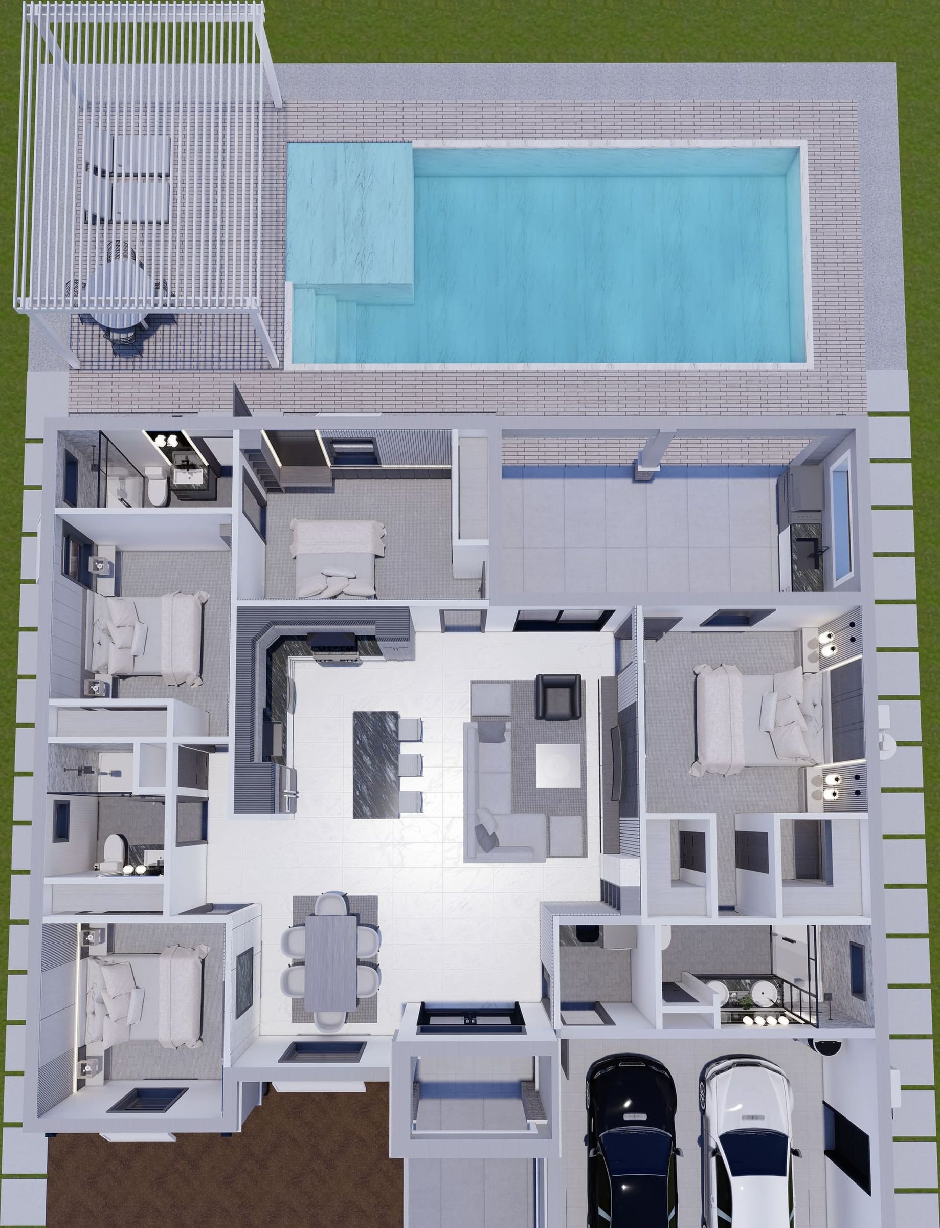 Cres M7 OP1 3D floor plan, top-down