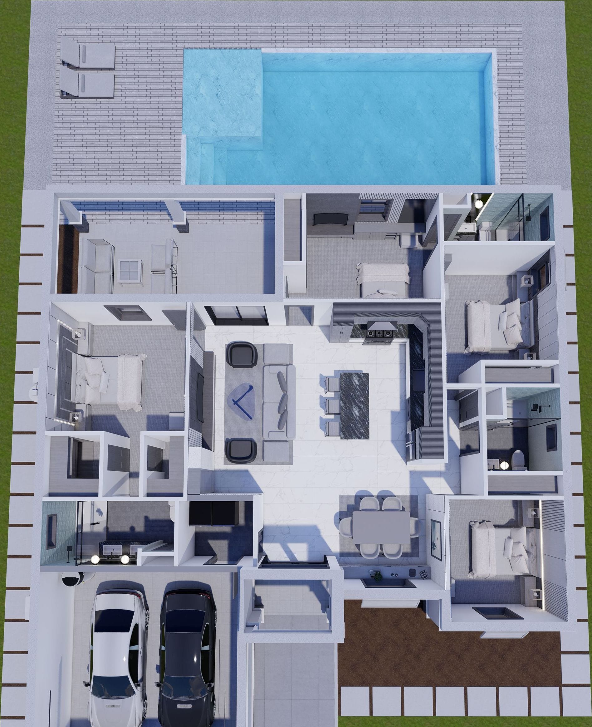 Cres M7 OP2 3D floor plan, top-down
