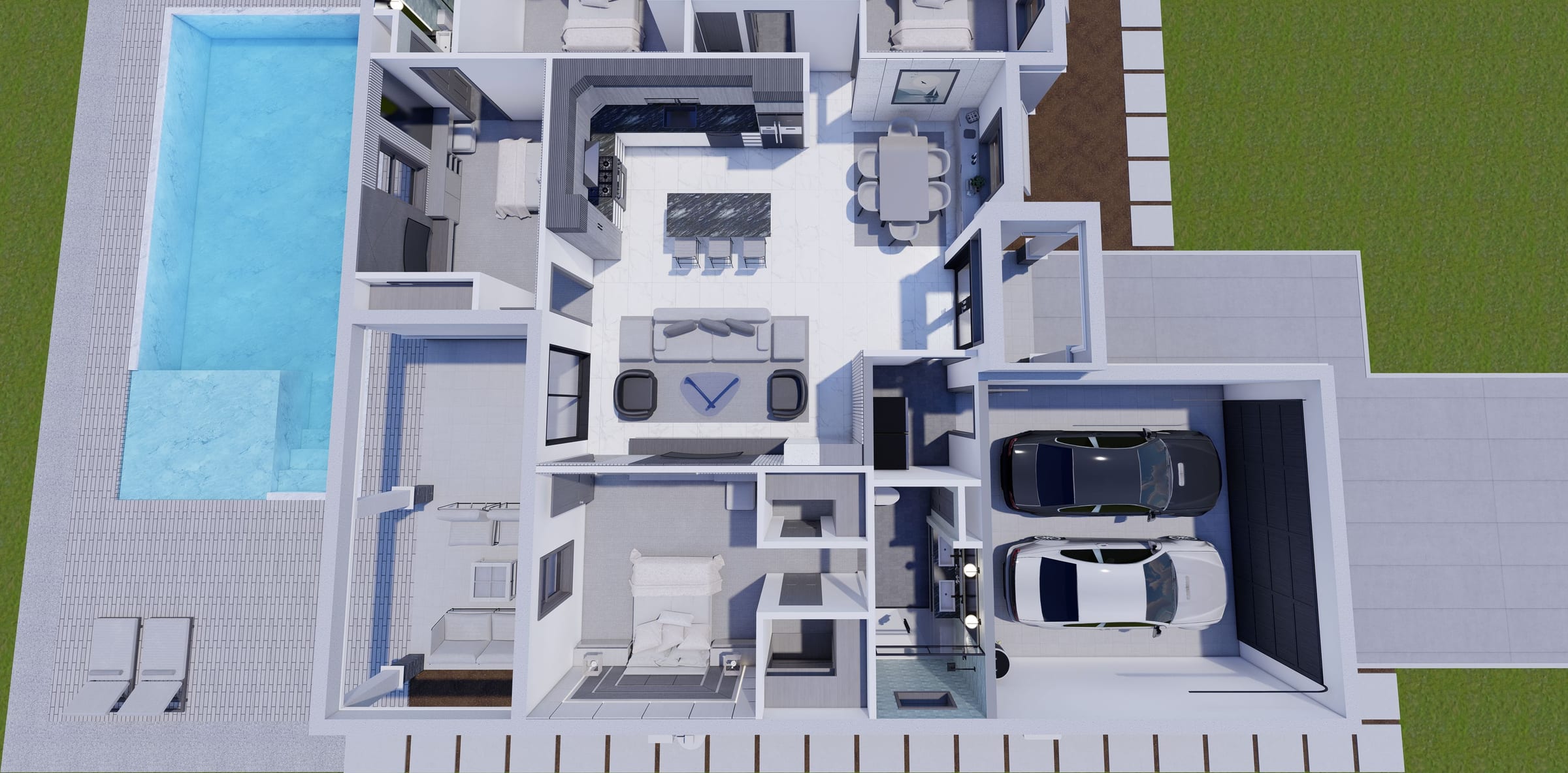Cres M7 OP2 3D floor plan, side view